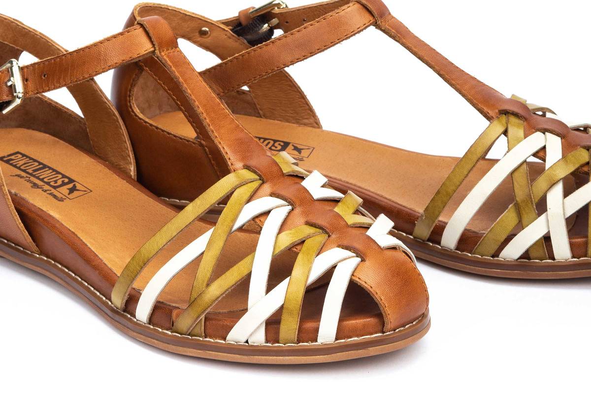 'Talavera' women's sandal - brown combi - Chaplinshoes'Talavera' women's sandal - brown combiPikolinos