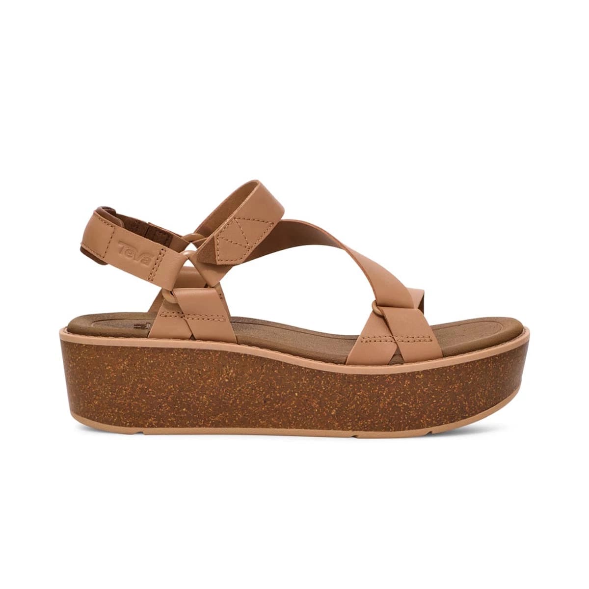 'Madera Wedge' women's sandal - Brown