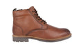 'Toledo' men's warmlined wide fit (H) lace - zip boot - Brown - Chaplinshoes'Toledo' men's warmlined wide fit (H) lace - zip boot - BrownAra