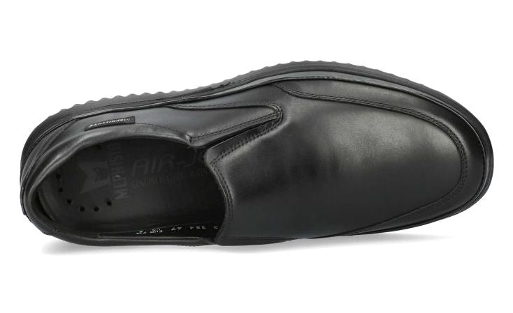 'Twain' men's slip on shoe - black leather - Chaplinshoes'Twain' men's slip on shoe - black leatherMephisto