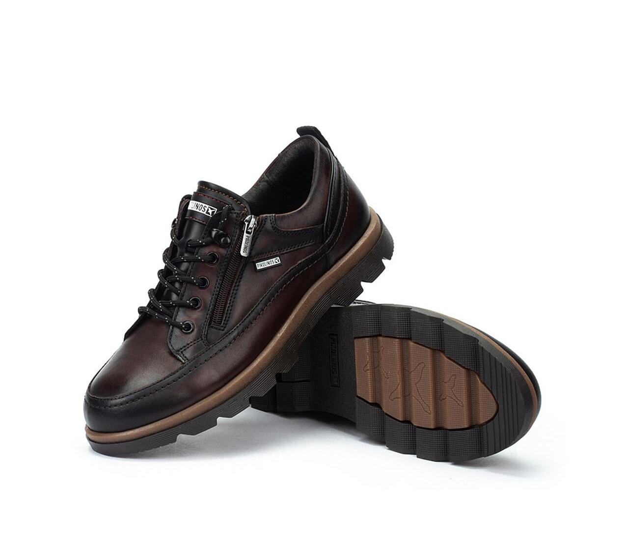 'Vigo' men's lace-zip shoe - Black