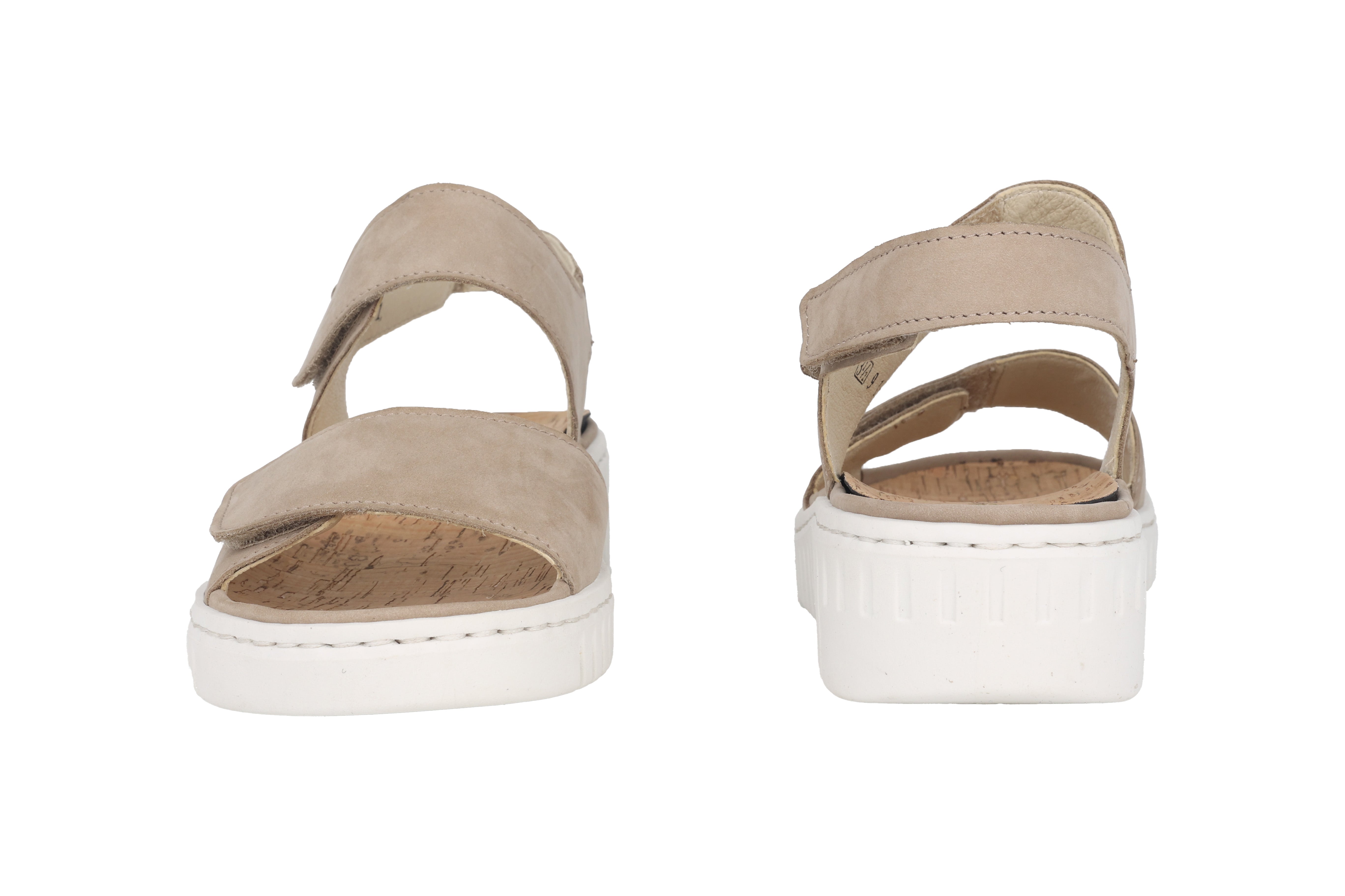 Damessandaal 'H-Willow' met brede pasvorm (H) - beige