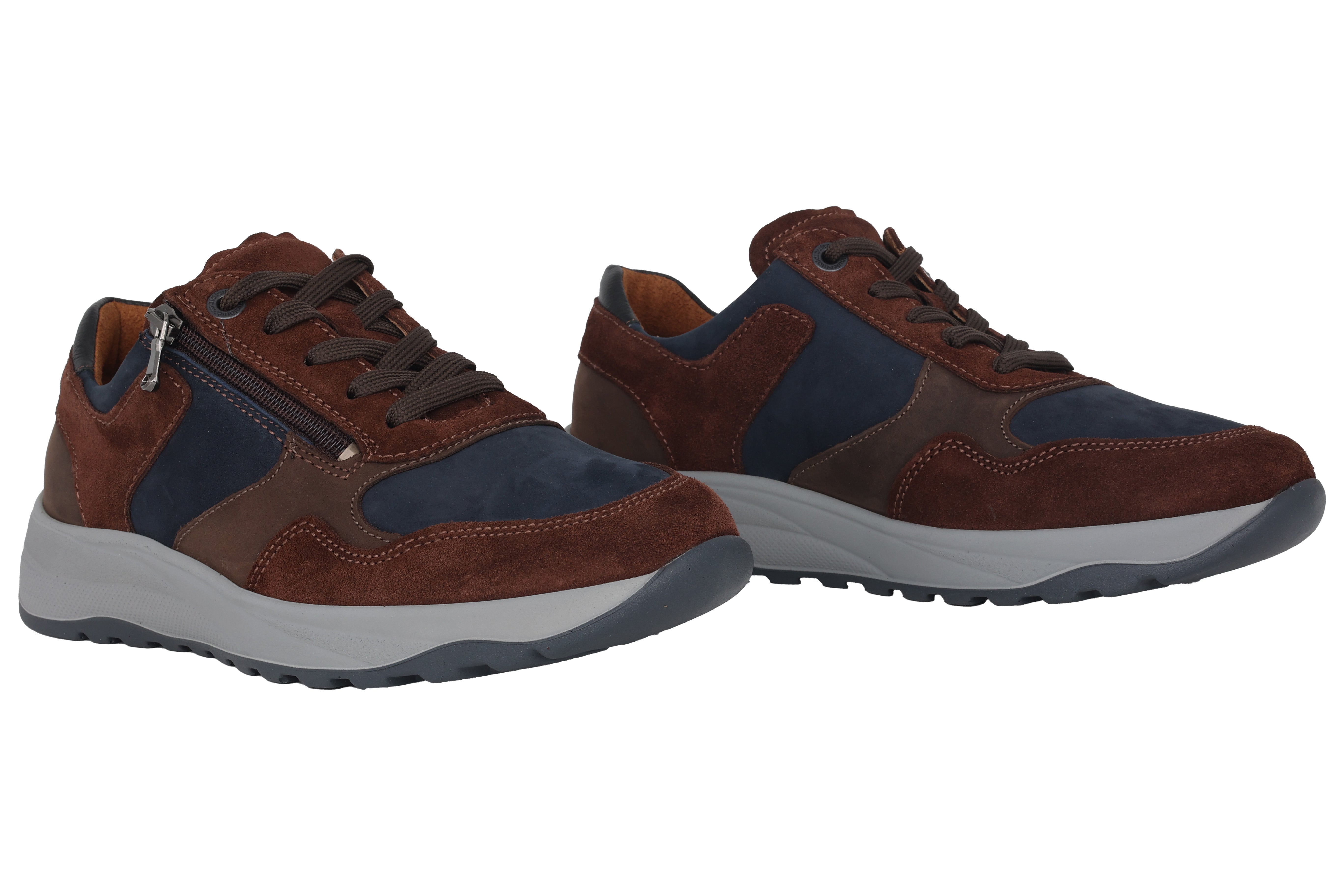 'K-John' men's very wide fit (K) sneaker - Brown