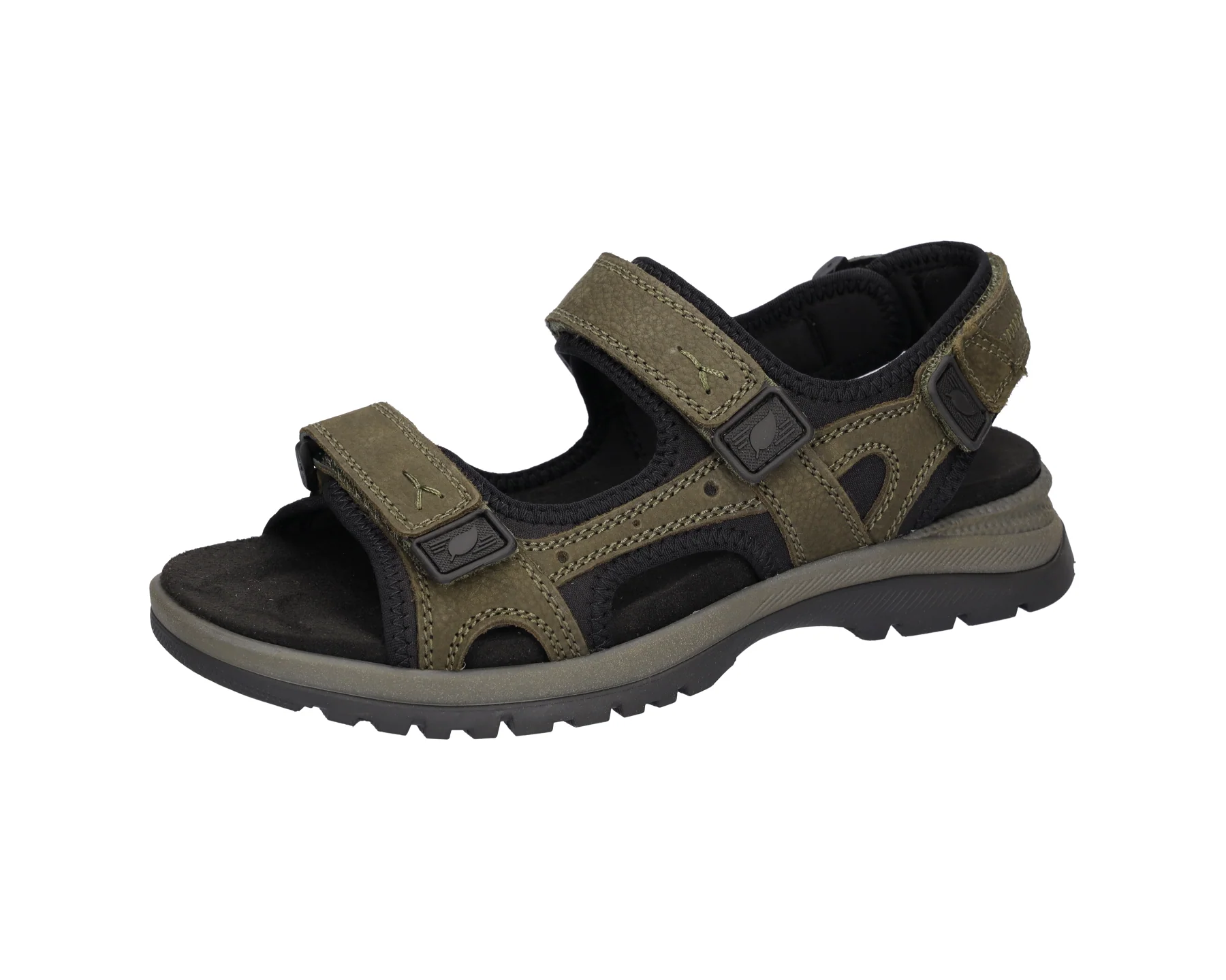 Sandalo da uomo con vestibilità ampia (H) "H-Taro" - verde