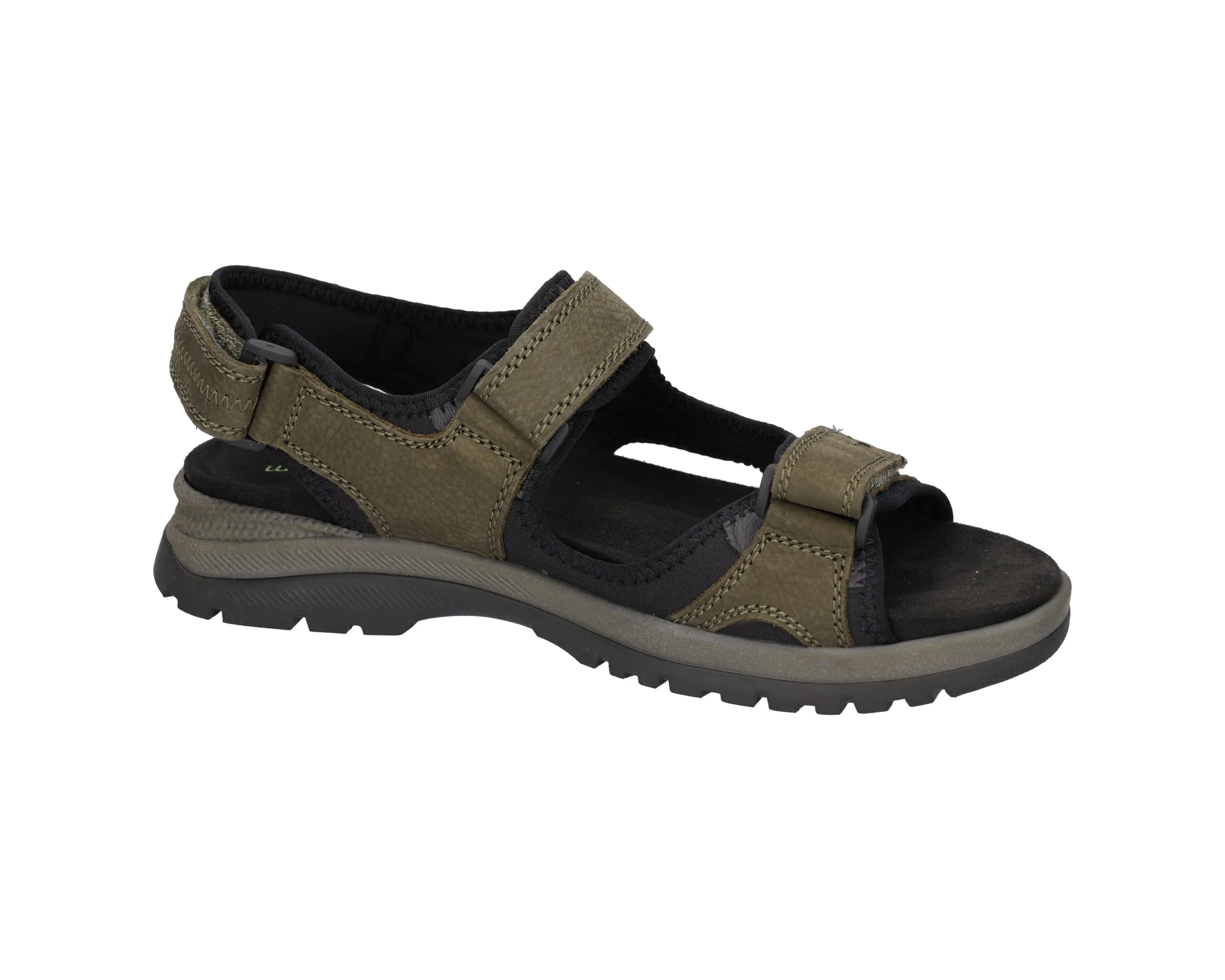 Sandalo da uomo con vestibilità ampia (H) "H-Taro" - verde