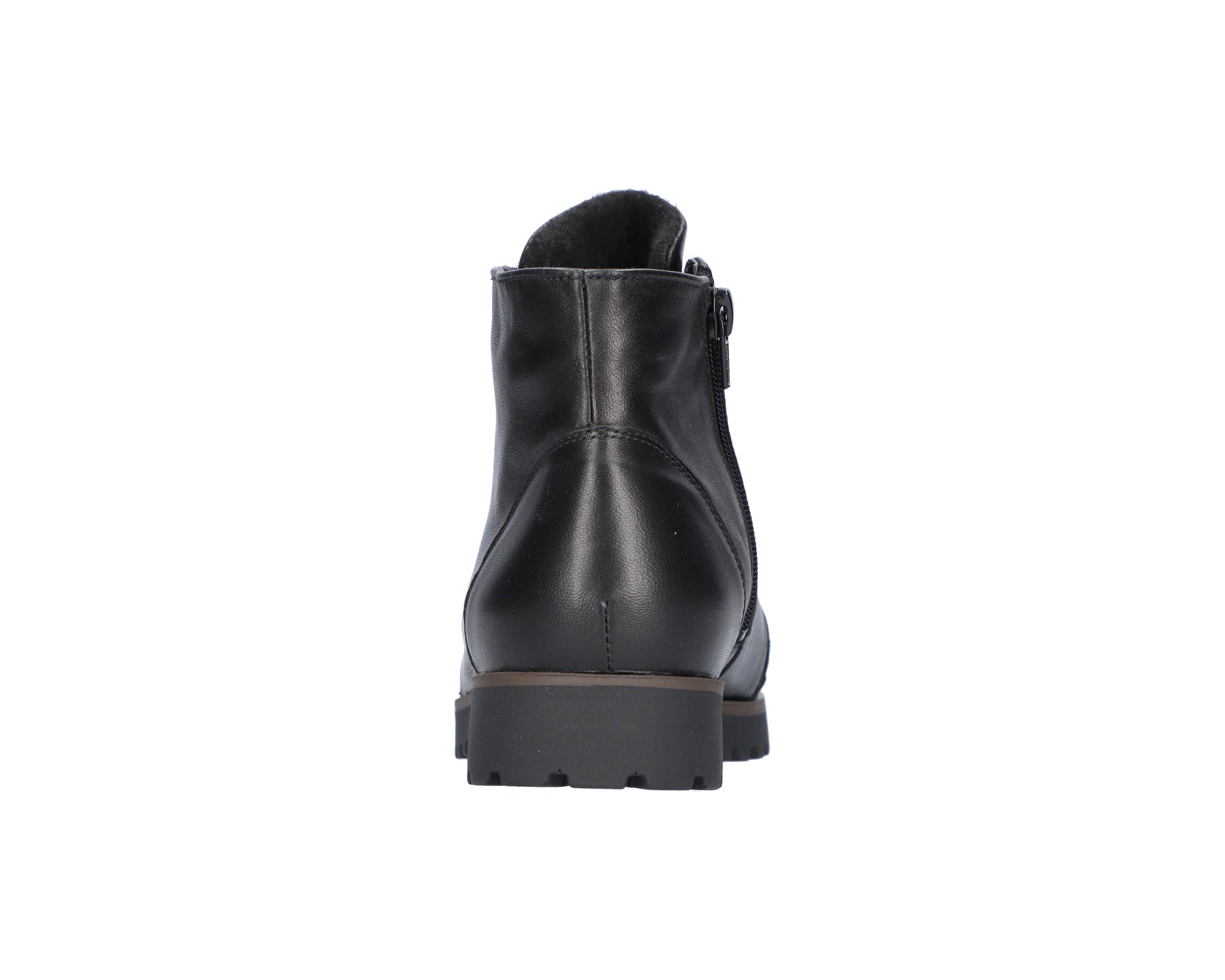 Damen-Stiefelette „H-Teresa“ mit weiter Passform (H), Schnürsenkel und Reißverschluss – Grün