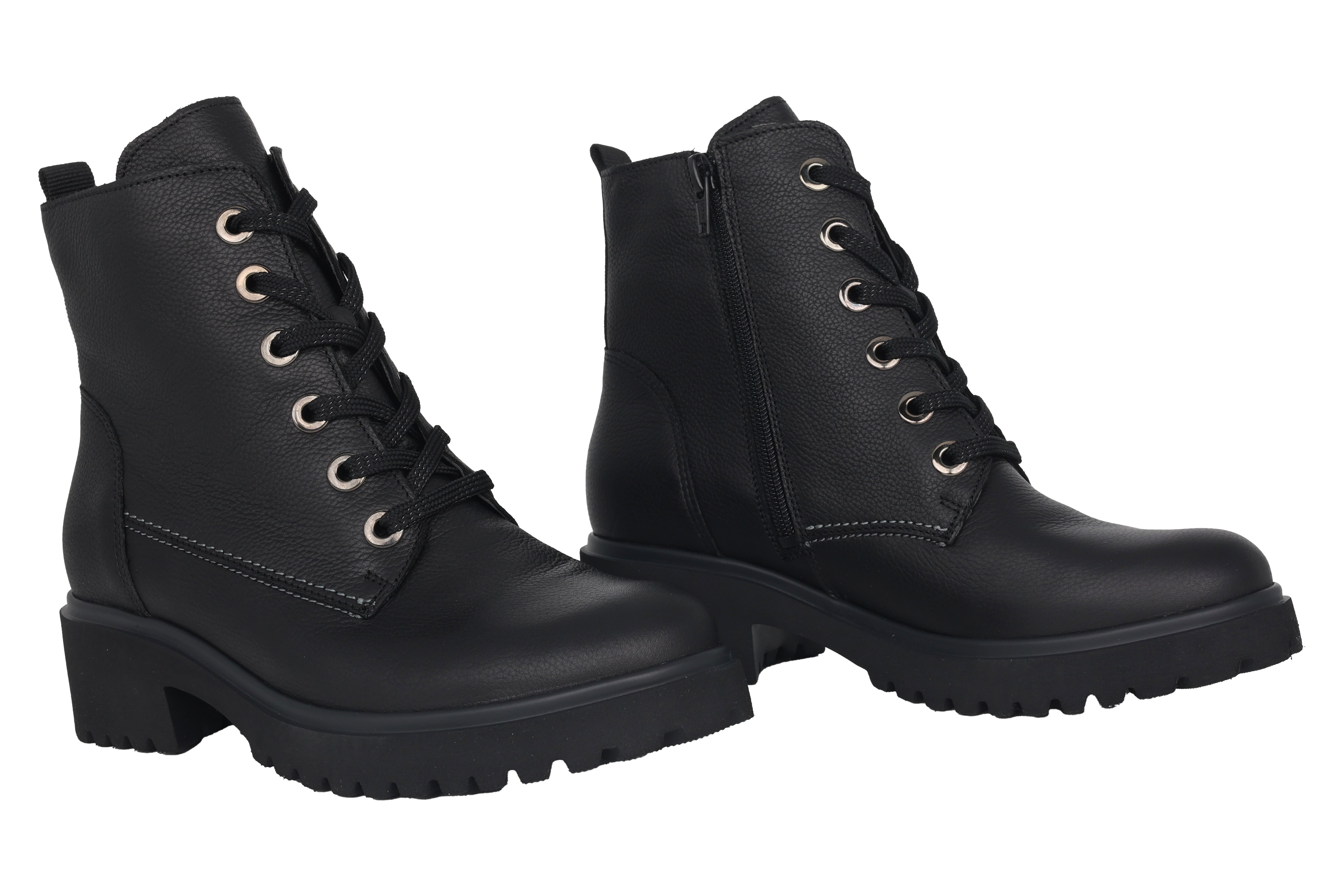 'H-Luise' dameslaars met brede pasvorm (H) - zwart