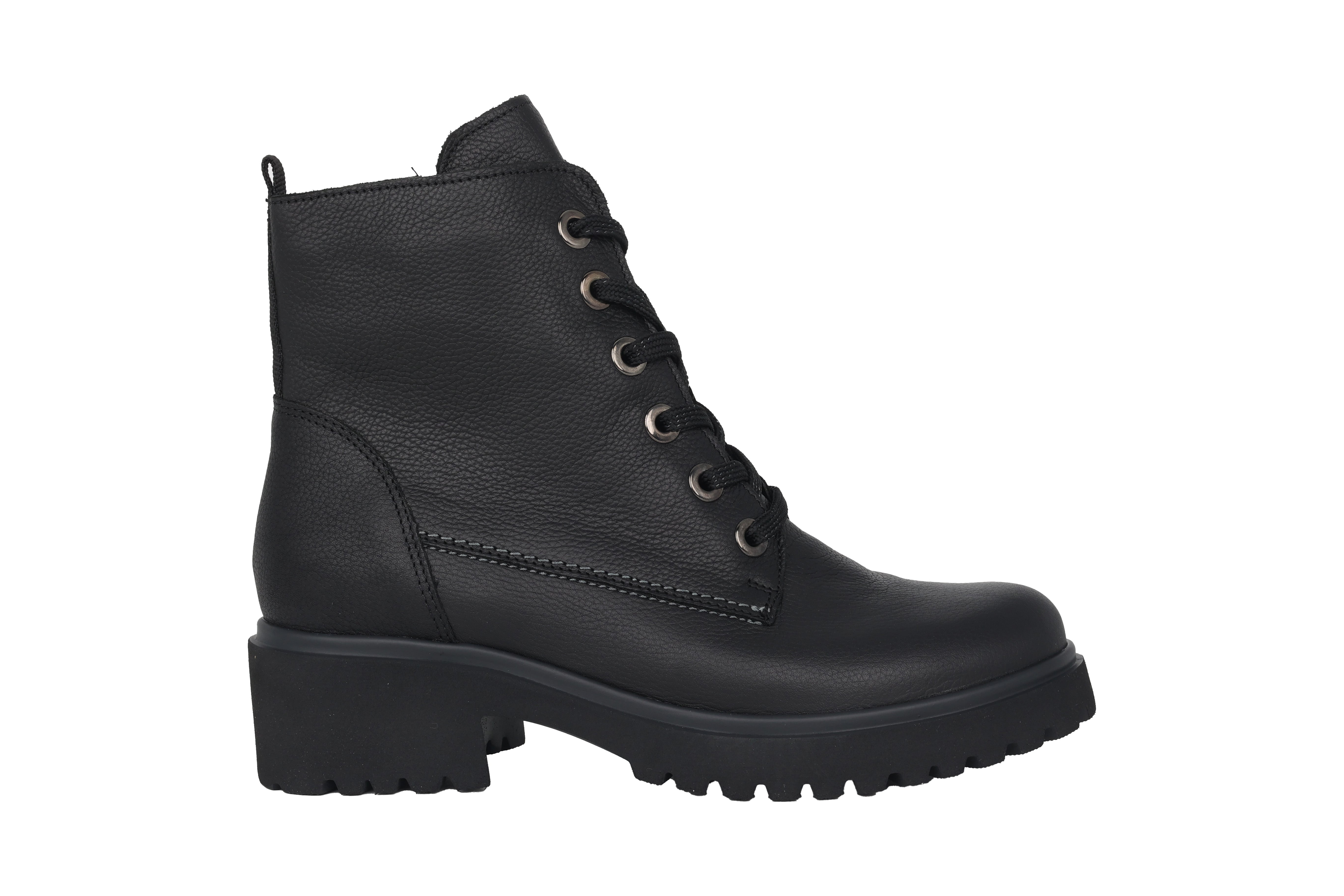 'H-Luise' dameslaars met brede pasvorm (H) - zwart