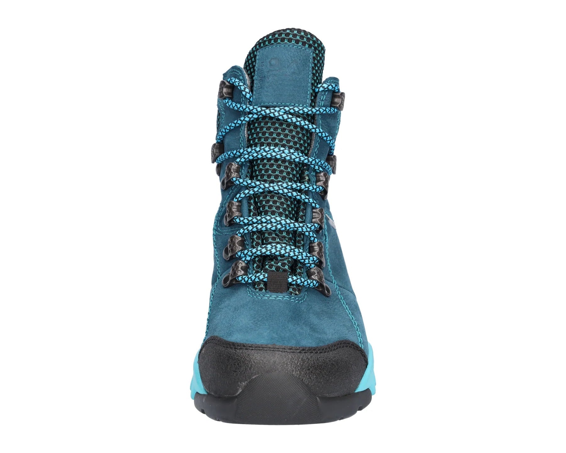 'H-Amiata' women's wide fit (H) walking waterproof boot - blue