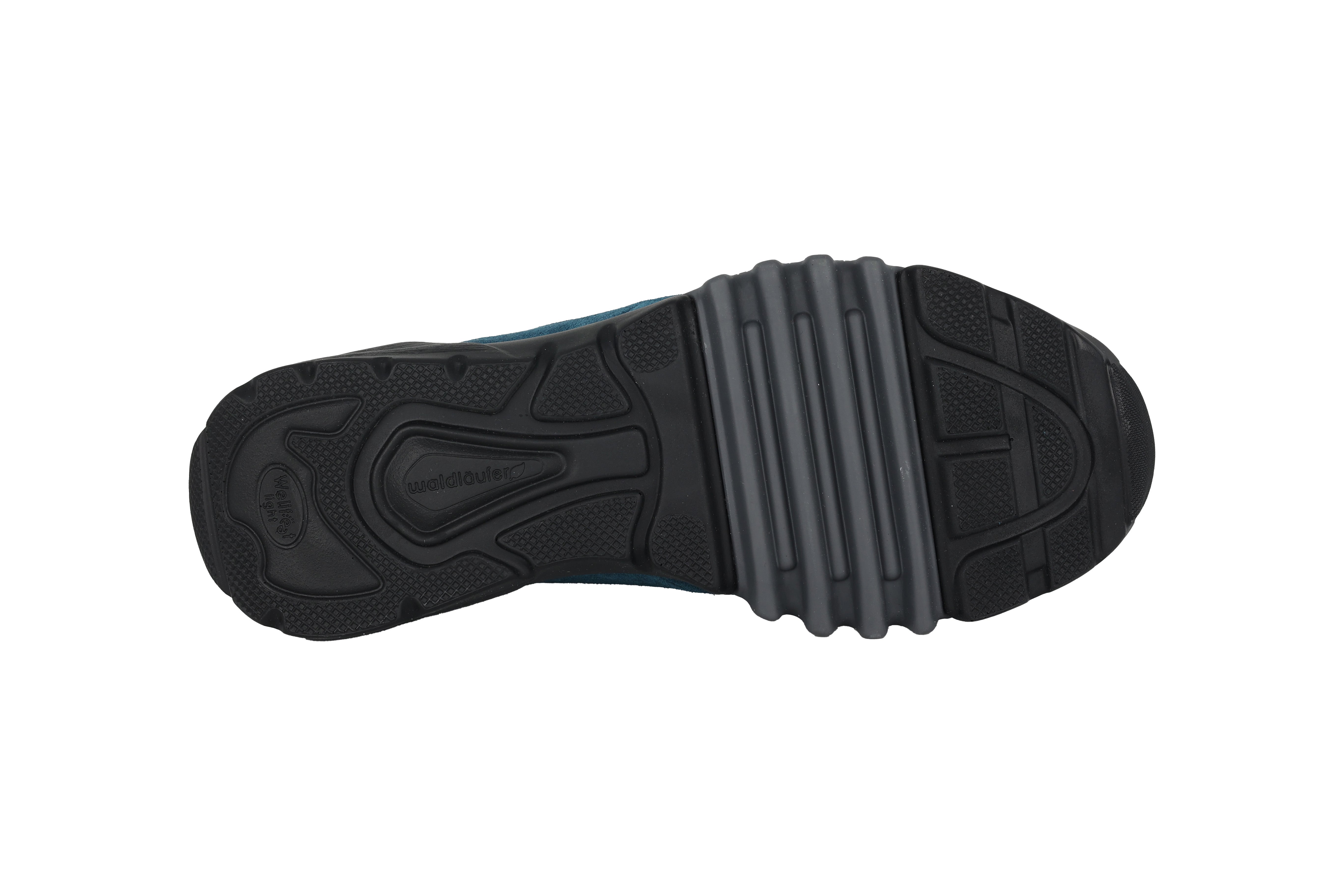 'H-Amiata' women's wide fit (H) walking waterproof boot - blue