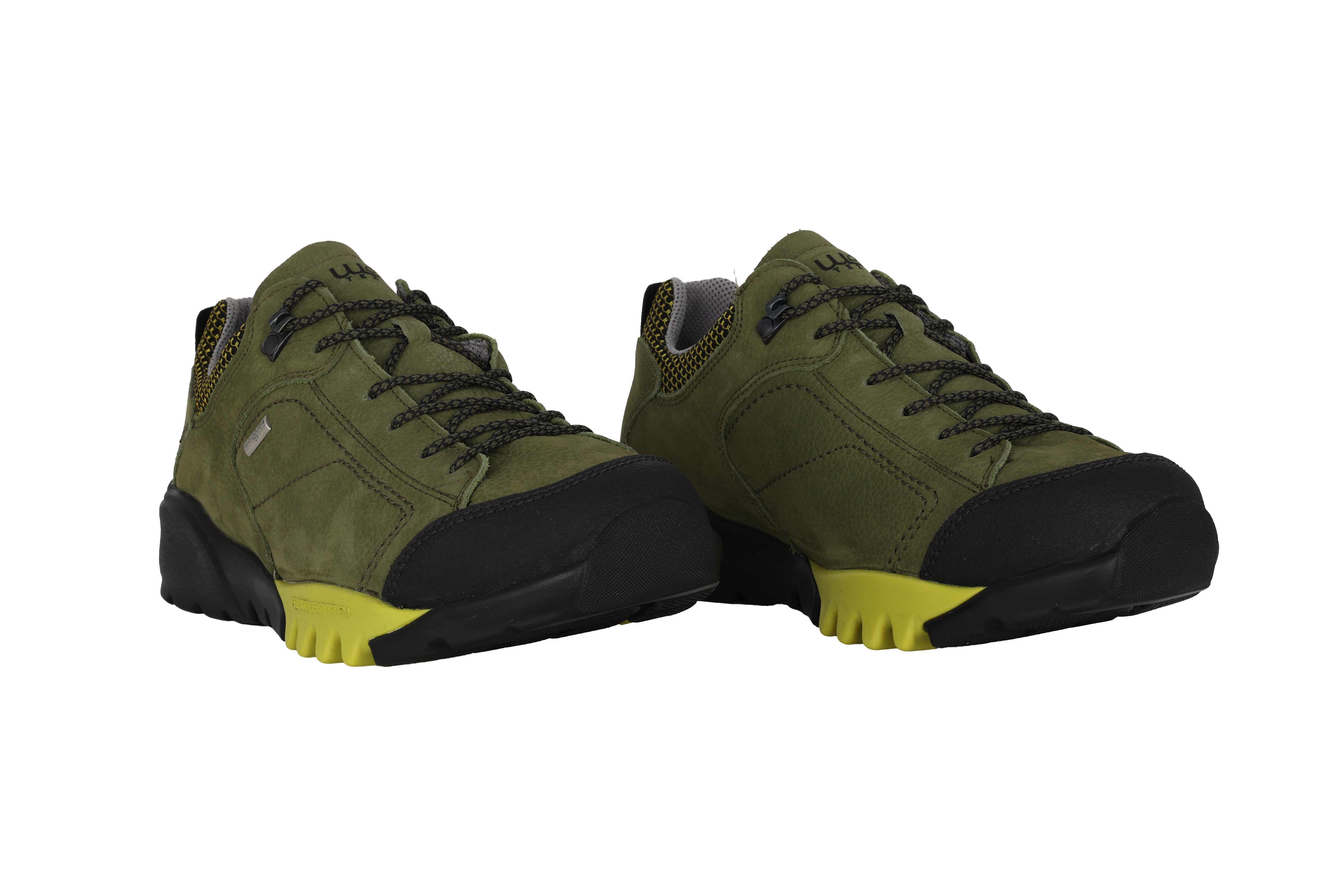 'H-Fritz' men's wide fit (H) waterproof lace-up shoes - Green