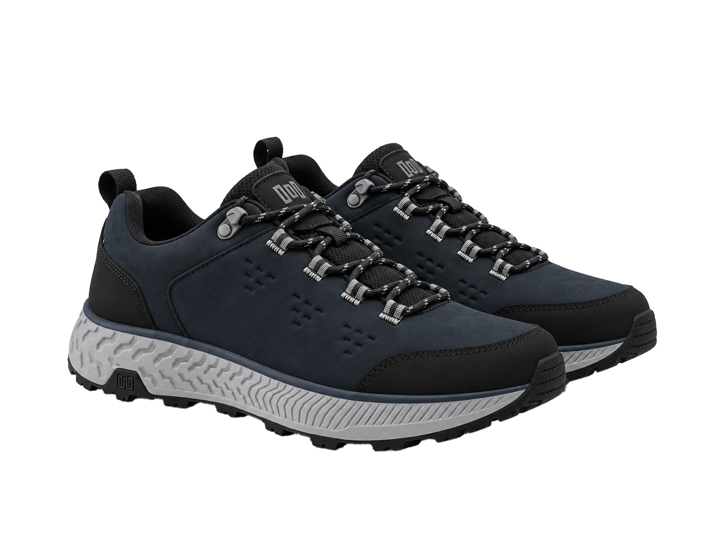 'H-Michi' mænds wide fit (H) udendørs sneakers - blå