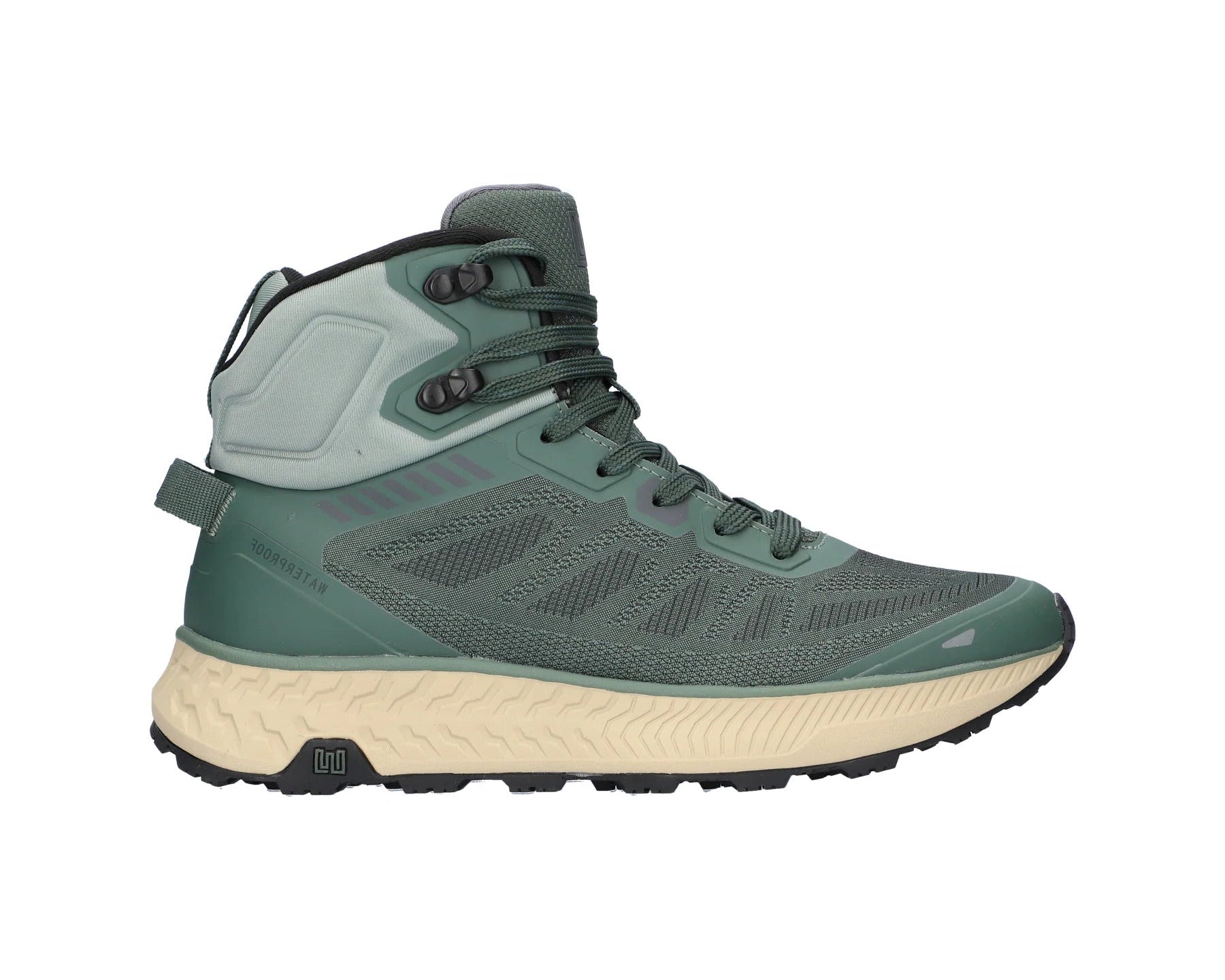 Stivaletto con cerniera e pizzo da donna "H-Teresa" a vestibilità ampia (H) - verde