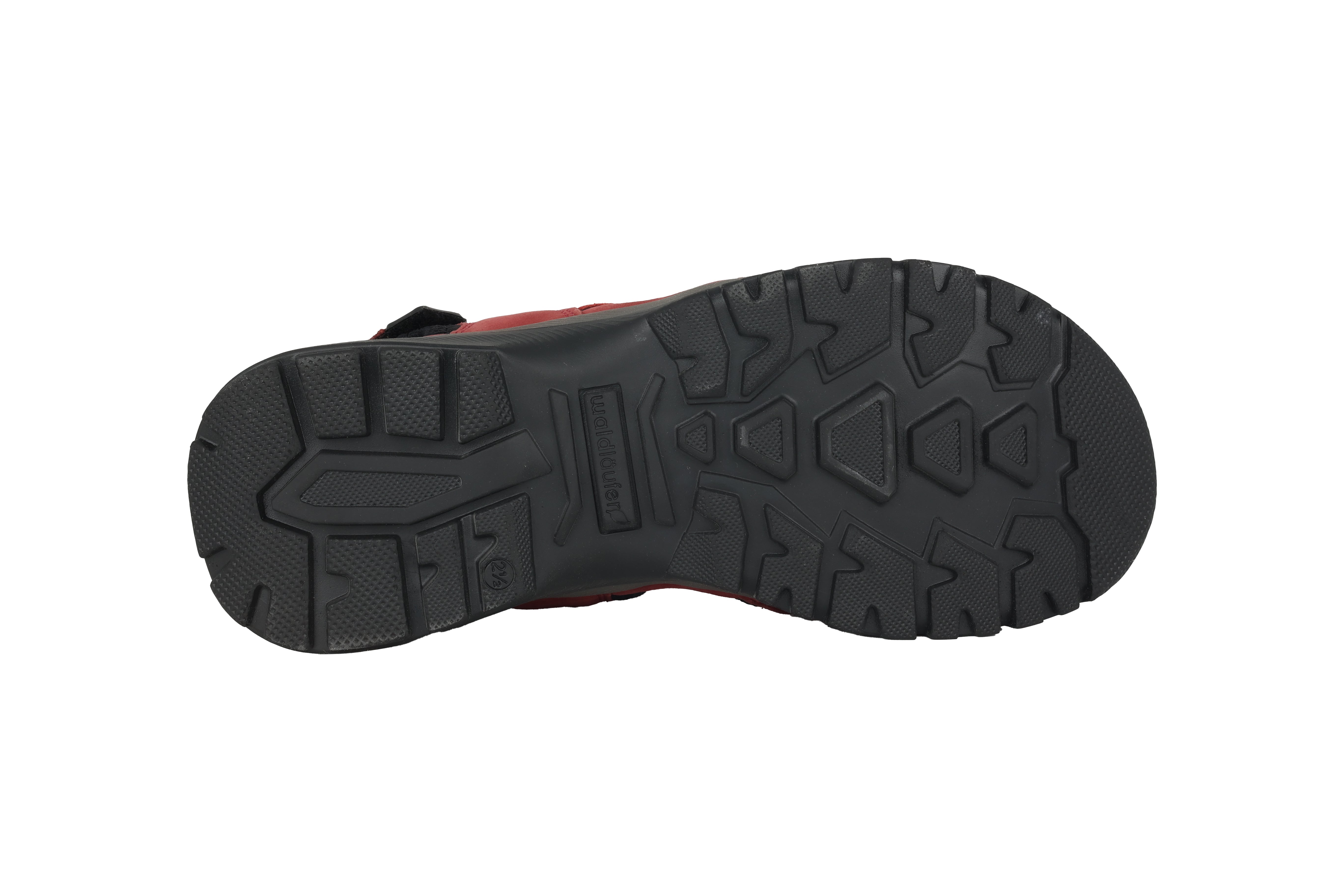 Damessandaal 'H-Sora' met brede pasvorm (H) - rood