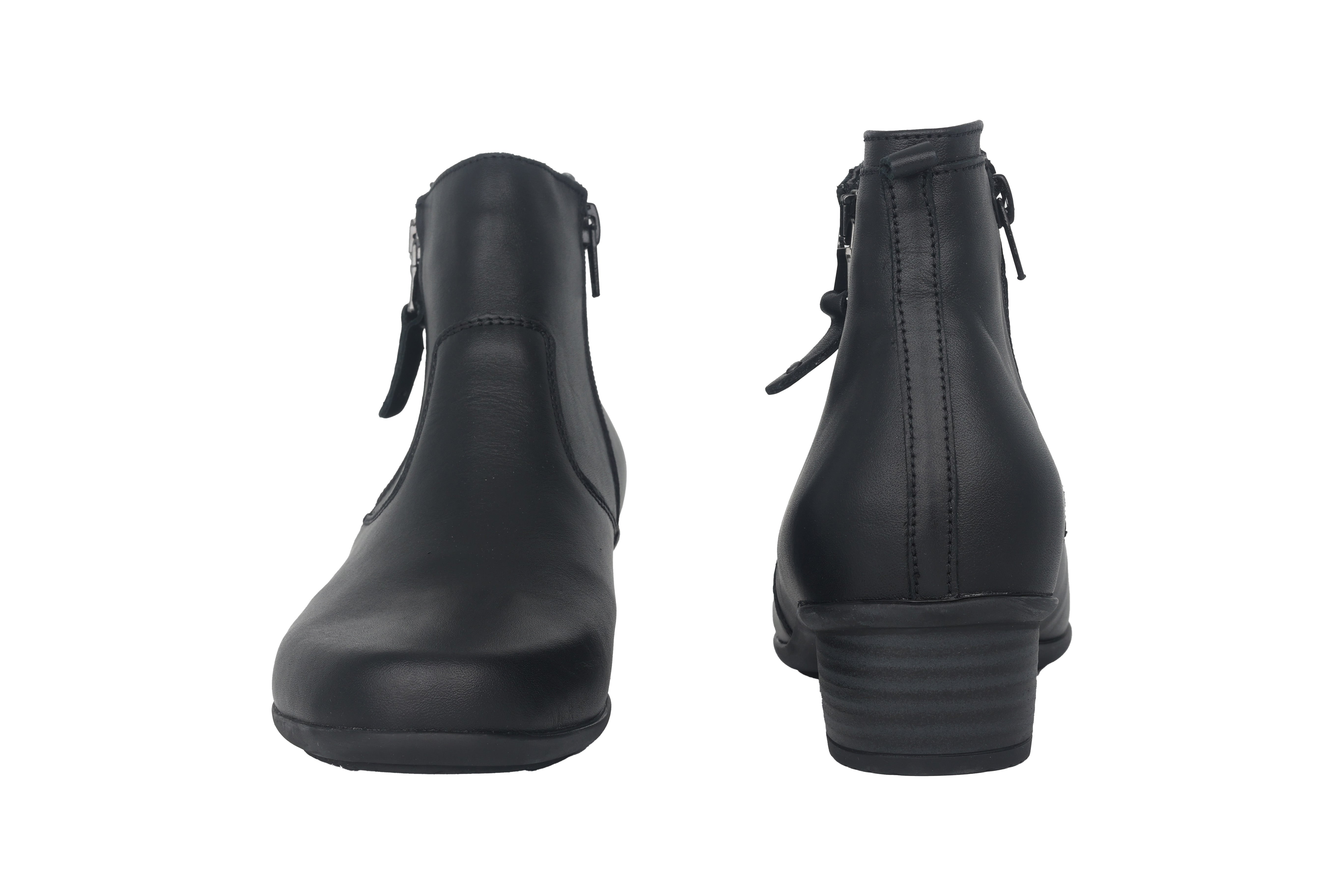 Damen-Stiefelette „Haifi“ mit weiter Passform (H) – Schwarz