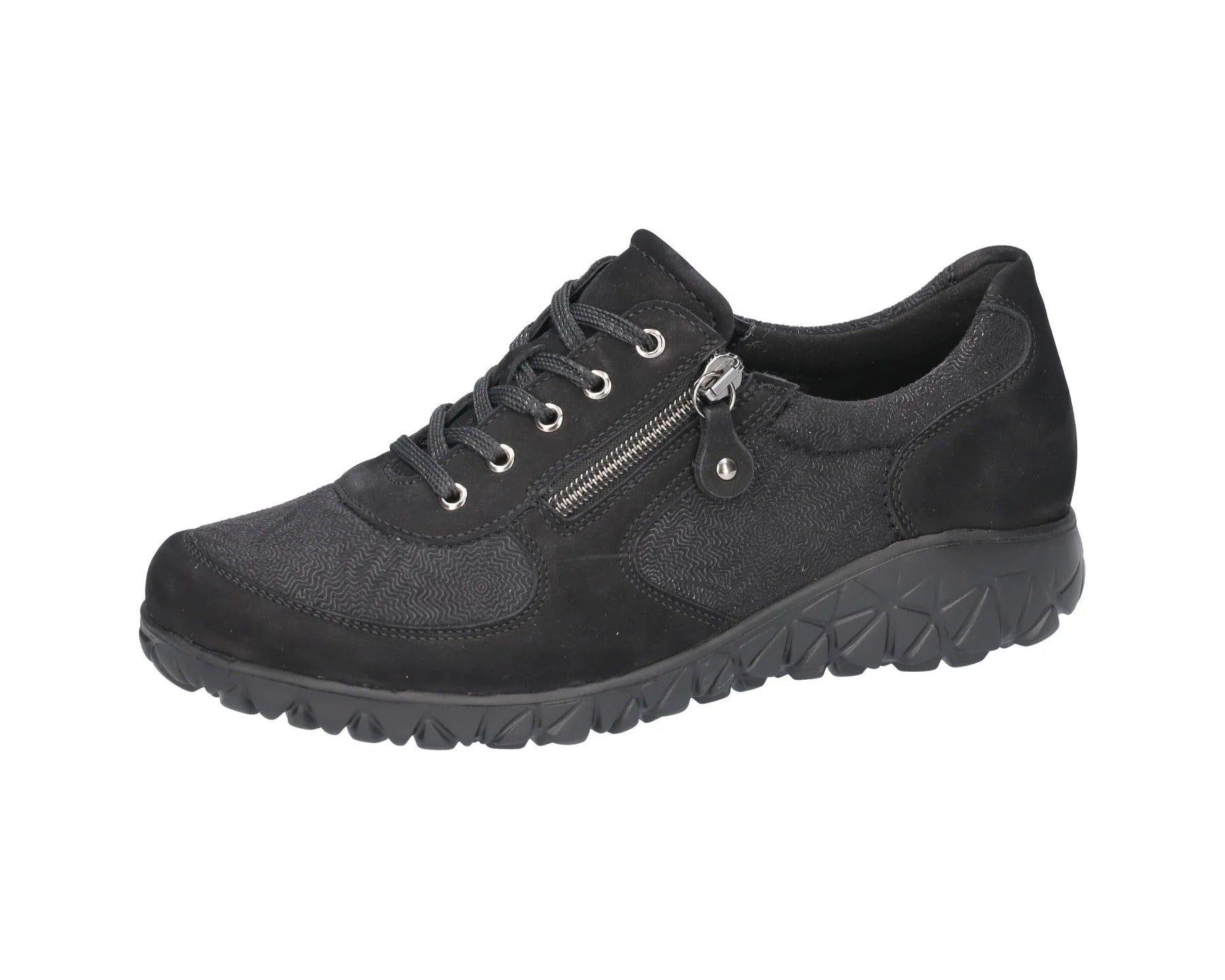 'H-Freya' damesneakers med bred pasform (H) - Grøn