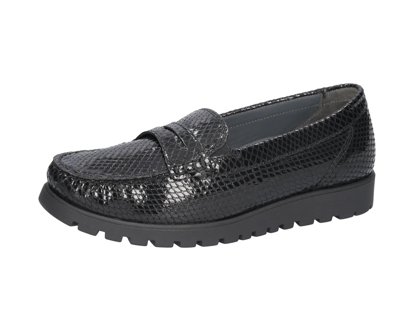 Damen-Loafer „H-Bruni“ mit weiter Passform (H) – Blau