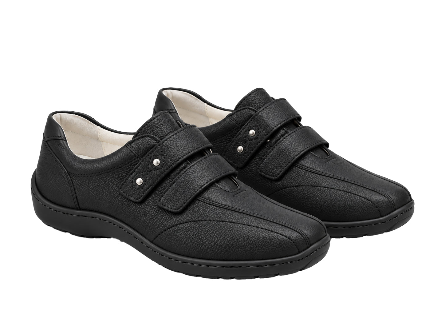 'Henni' damesko med bred pasform (H) - sort