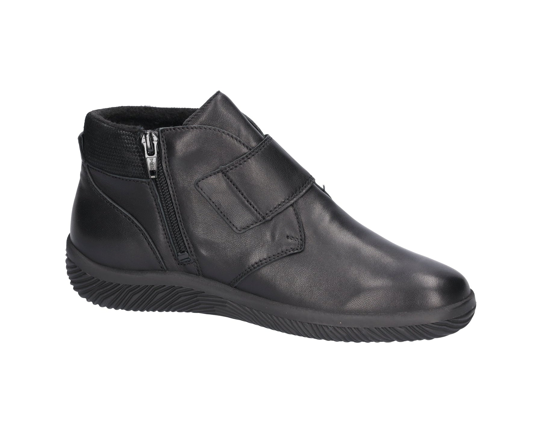 Bota feminina de corte largo (H) com zíper e renda 'H-Teresa' - verde