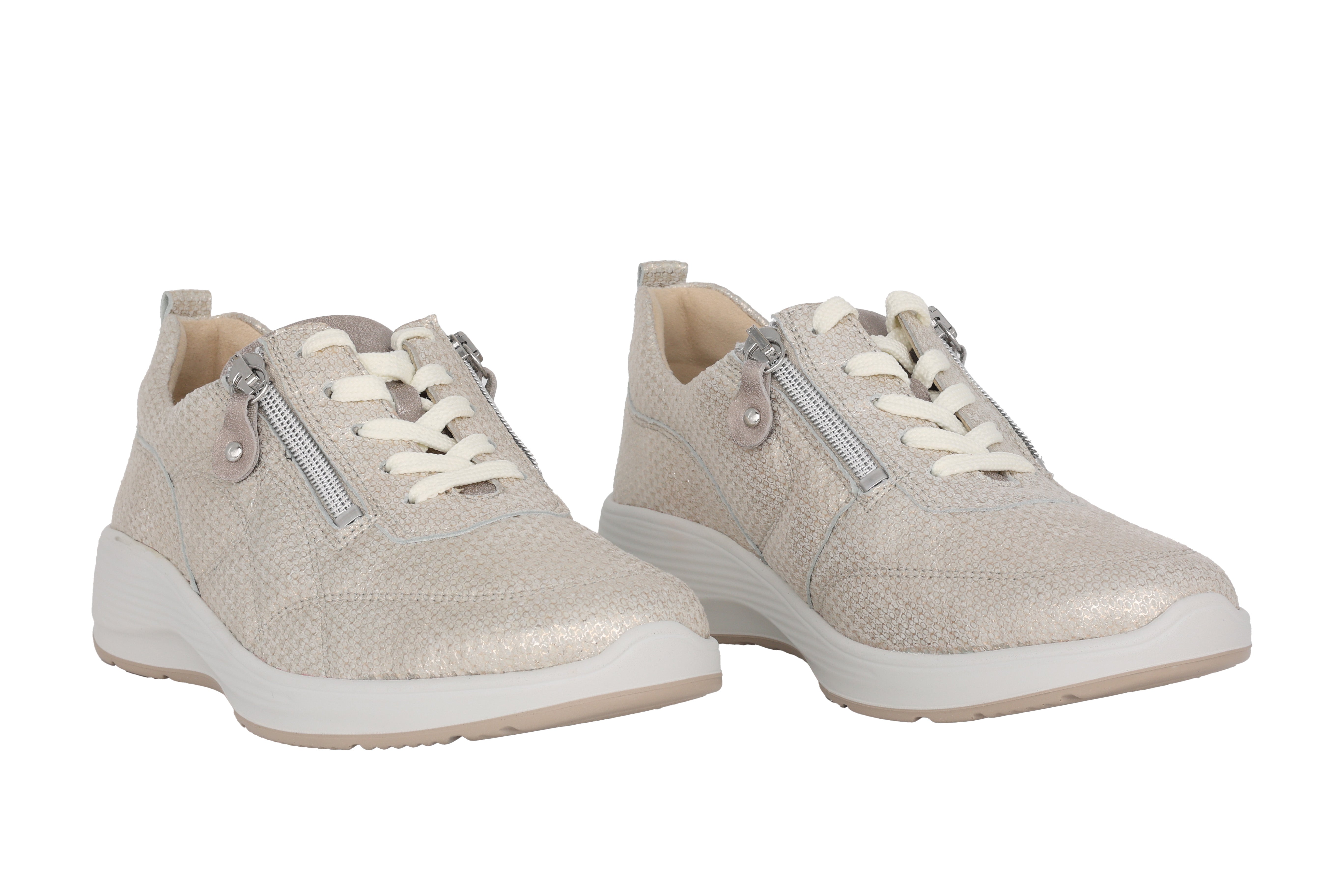 Damen-Sneaker 'Kalea' mit sehr weiter Passform (K) – Silber