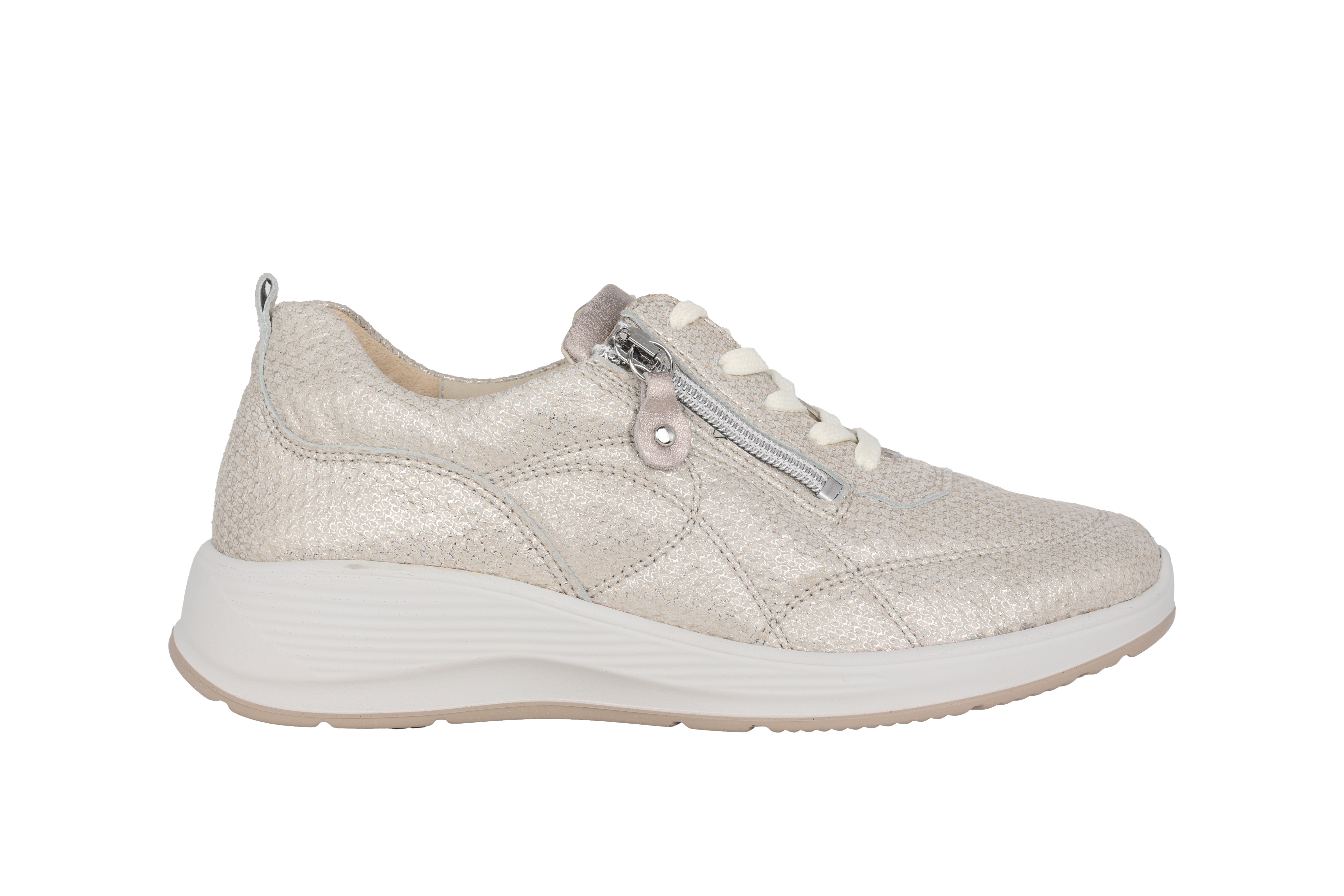 Damen-Sneaker 'Kalea' mit sehr weiter Passform (K) – Silber