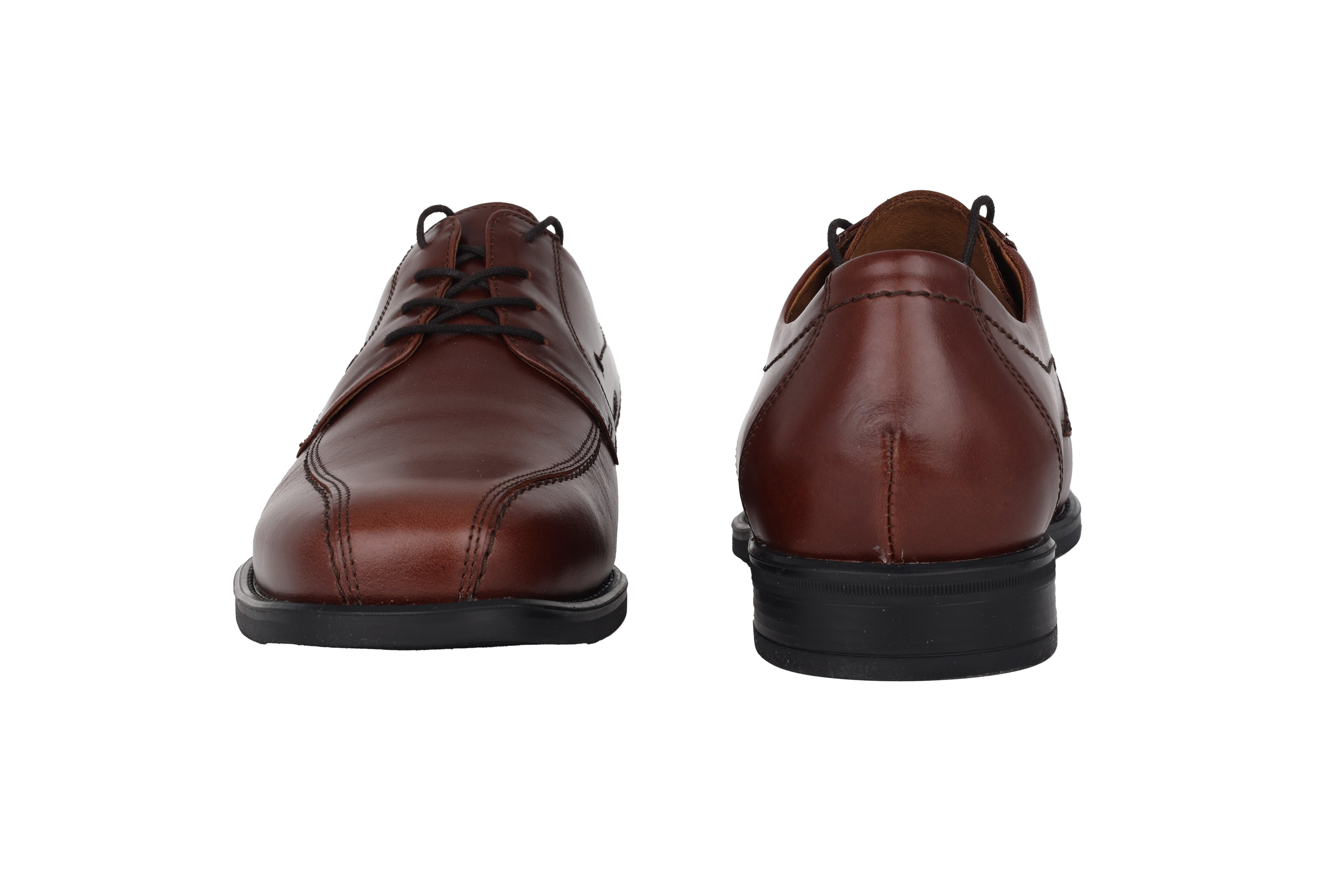 'Henry' men's dresssed wide fit (H) lace-up shoe - brown