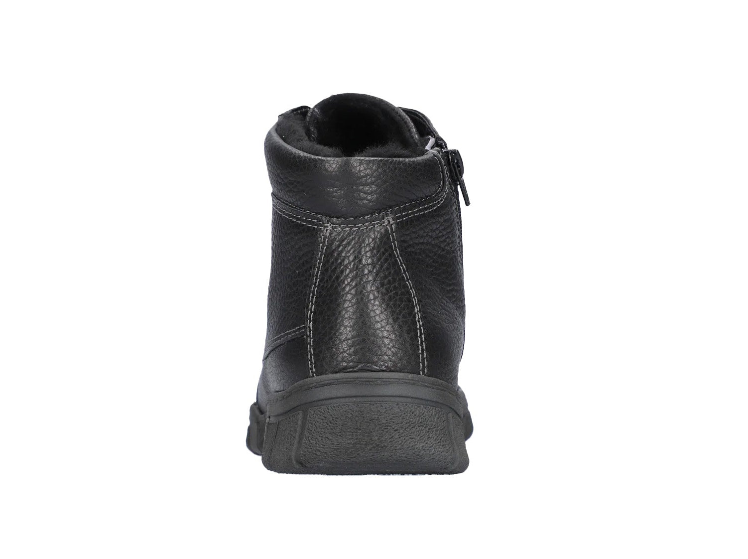 'H-Lino' men's wide fit (H) ankle boot - black