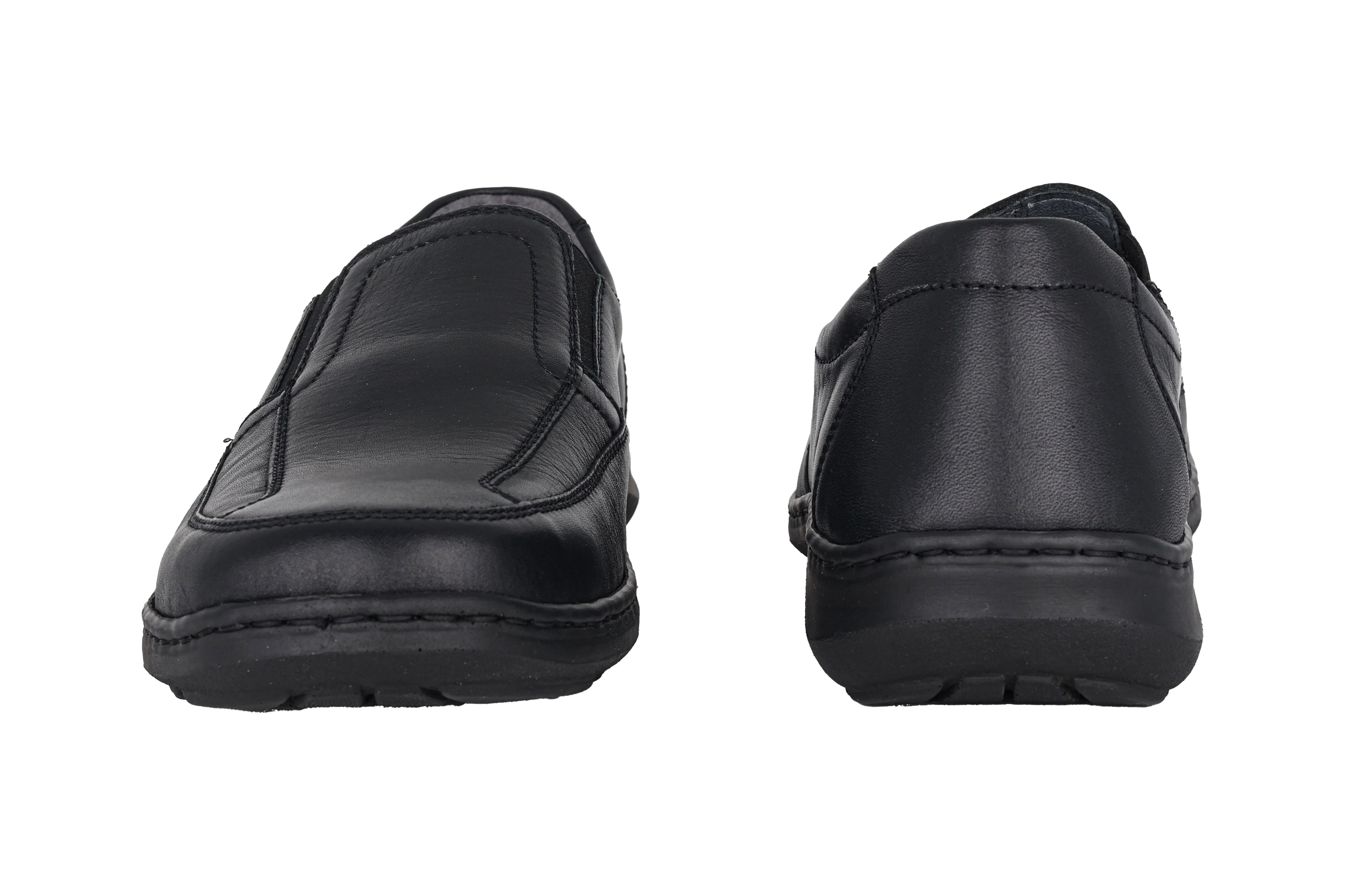 Waldläufer Herwig men's wide fit (H) loafers black Chaplinshoes