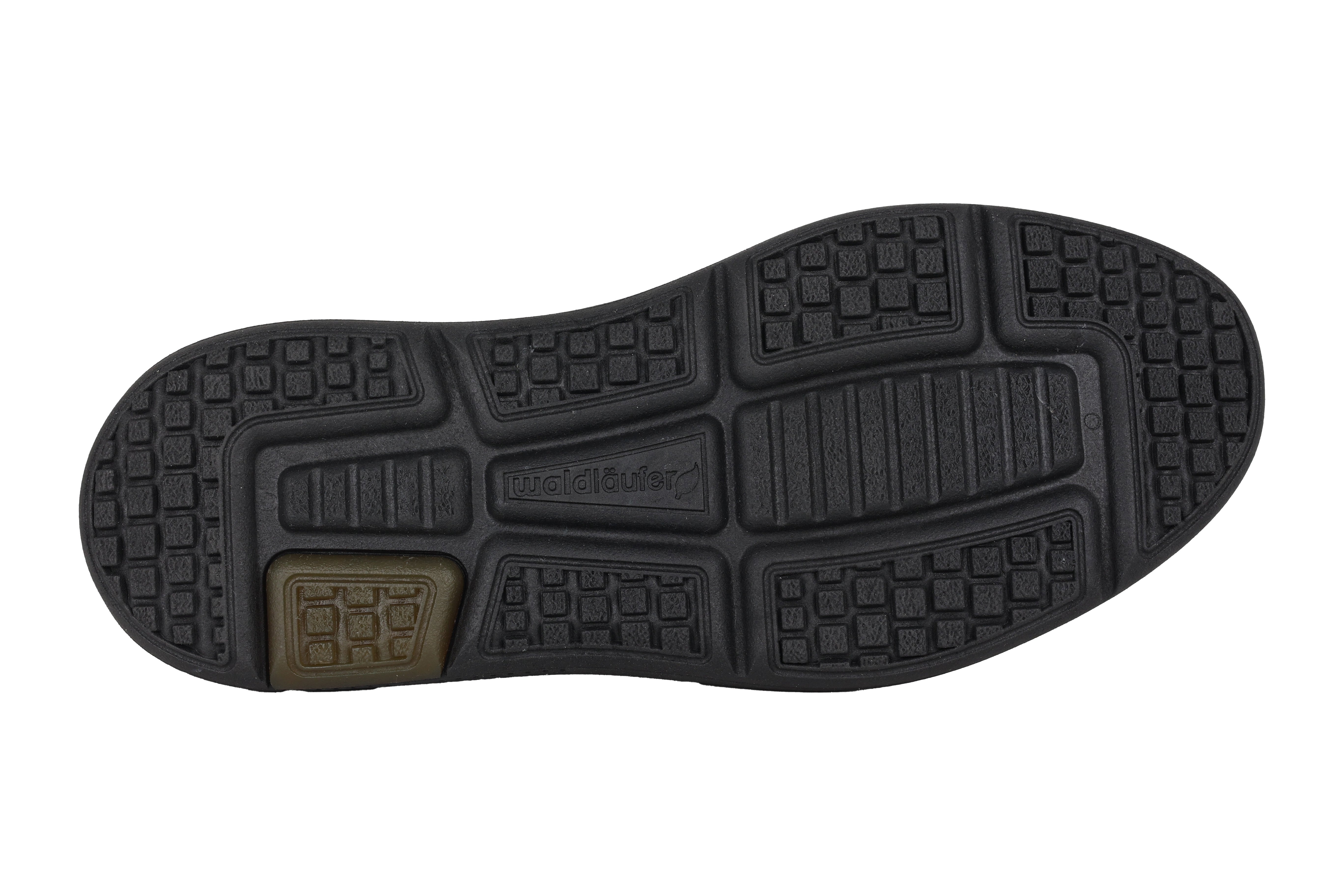 'Heiko' men's wide fit (H) sneaker - black