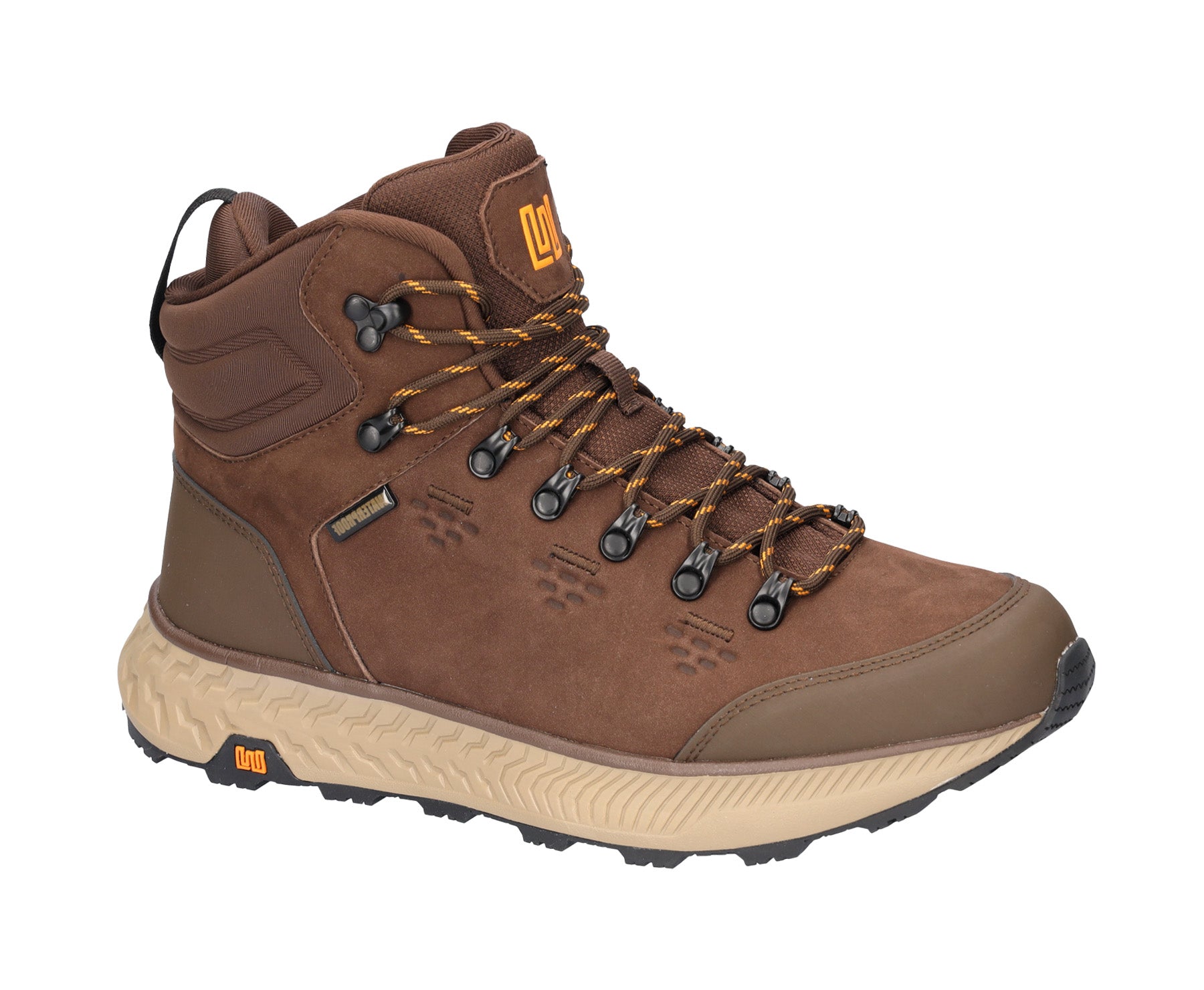 Bottine large (H) pour hommes 'H-Michi' - marron