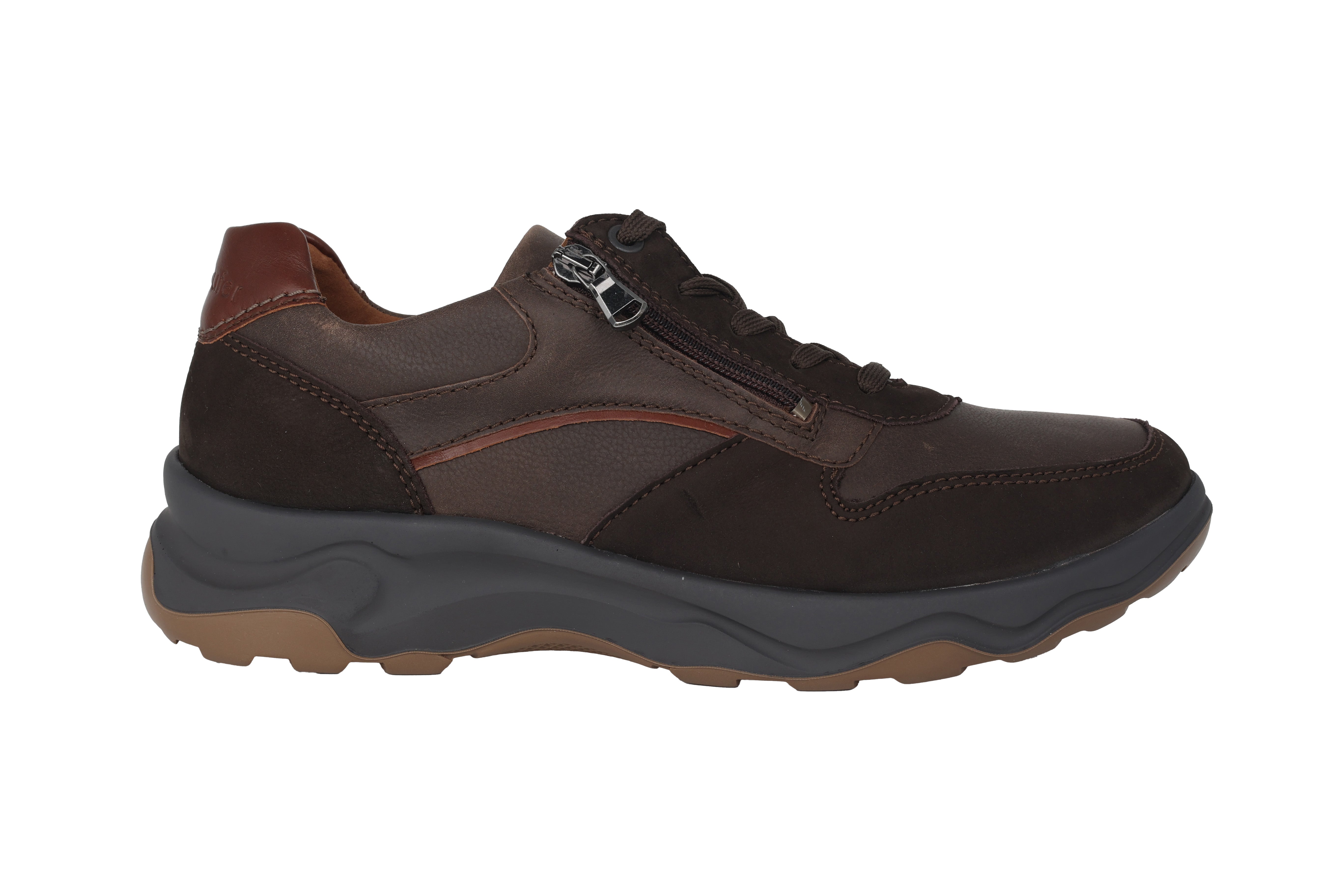 'H-Max' men's wide fit (H) sneaker brown