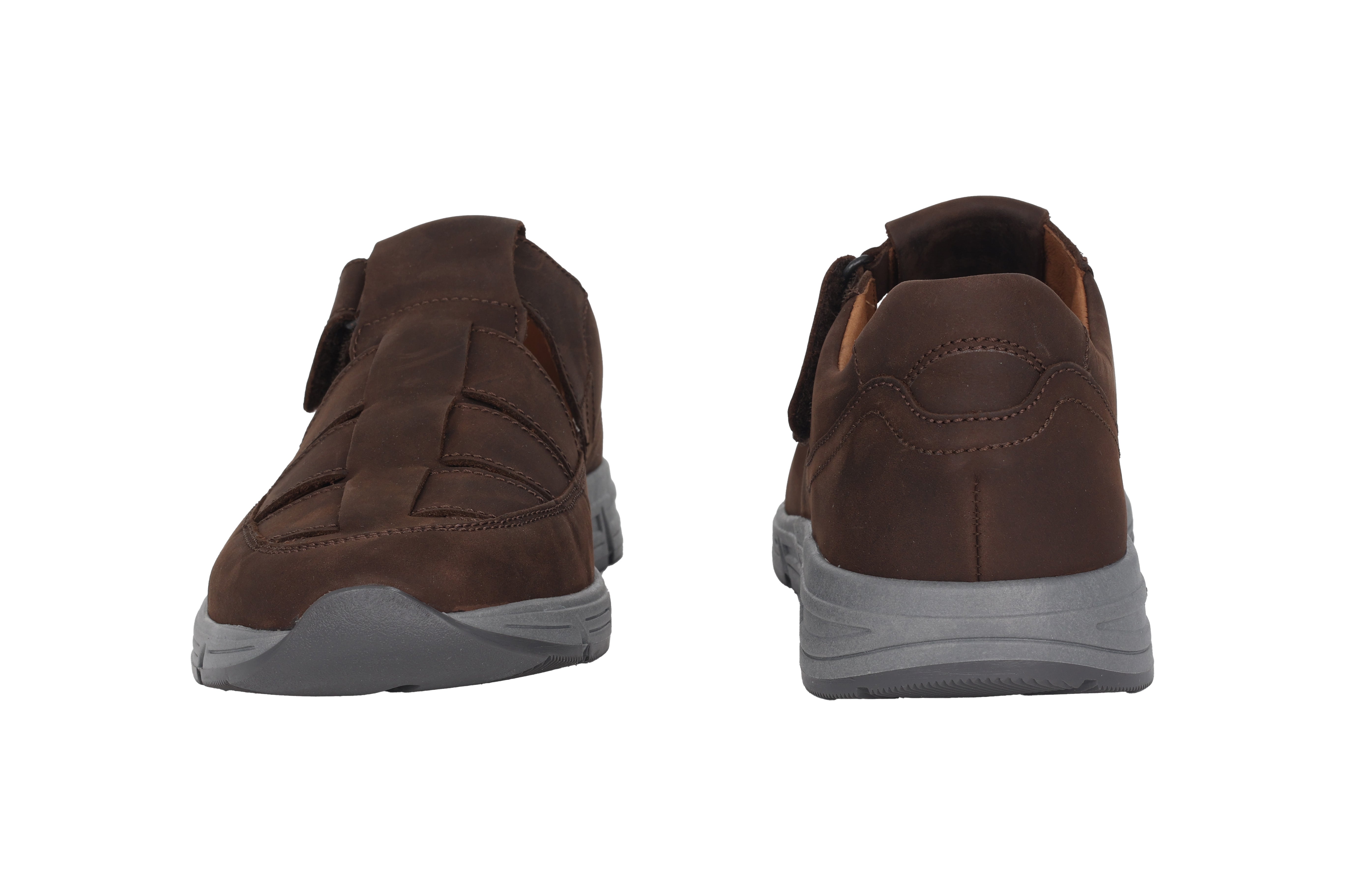 'Haslo' men's wide fit (H) sandal - brown