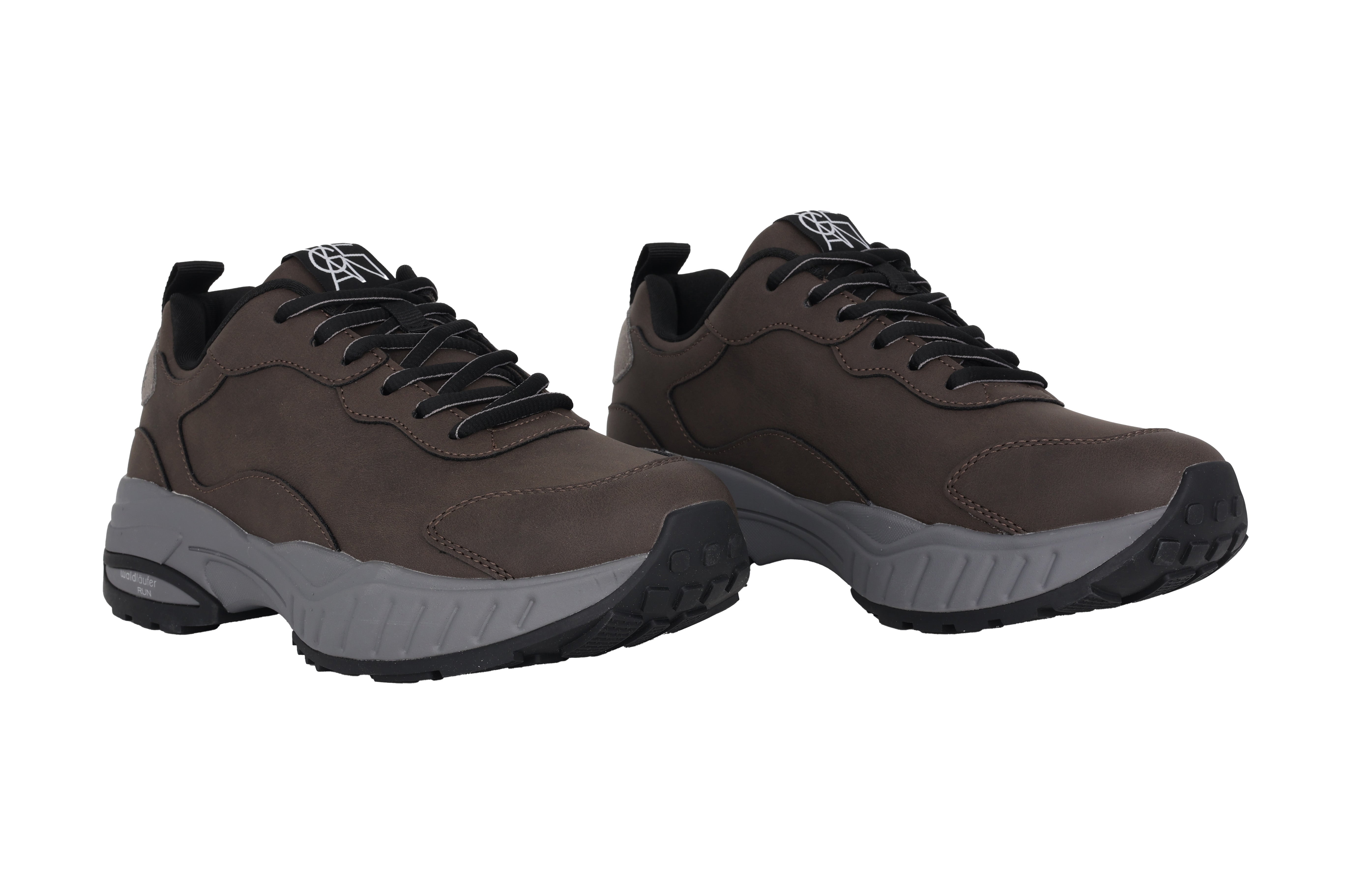 'H Pero' men's wide fit (H) running walking sneaker - Grey