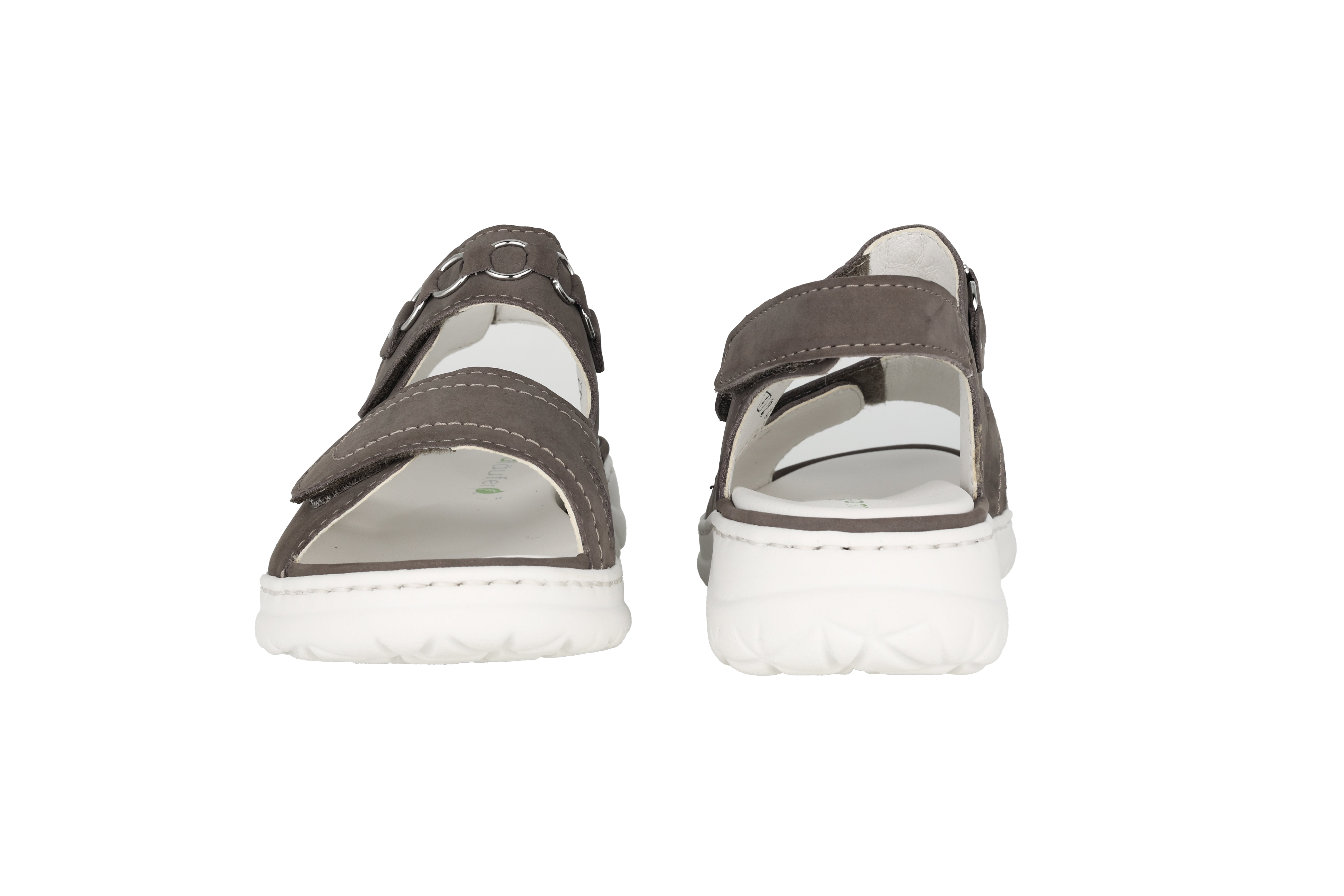 Damessandaal 'H-Joline' met brede pasvorm (H) - taupe