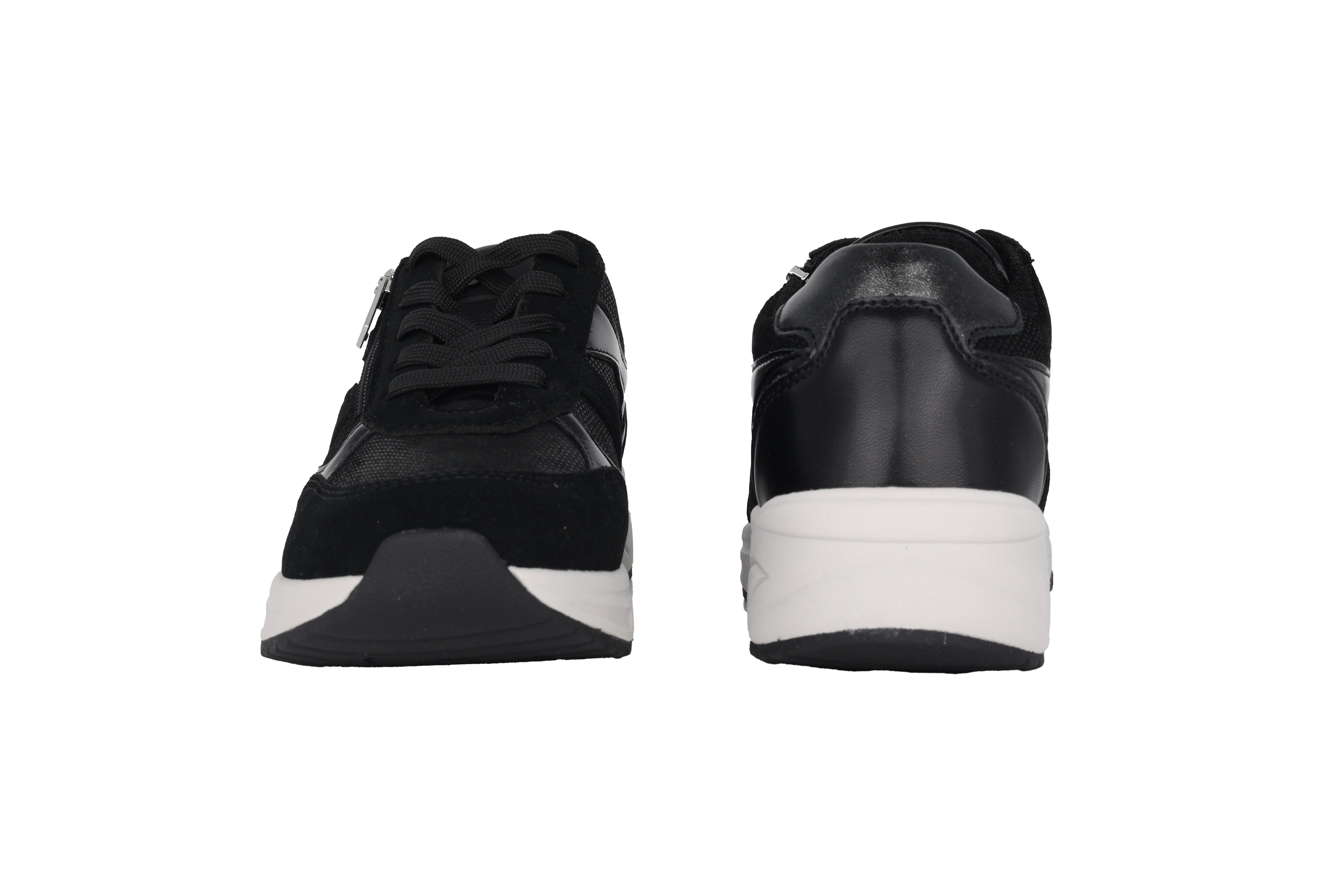 Zapatillas deportivas para mujer 'H-Jill' de corte ancho (H) - negro