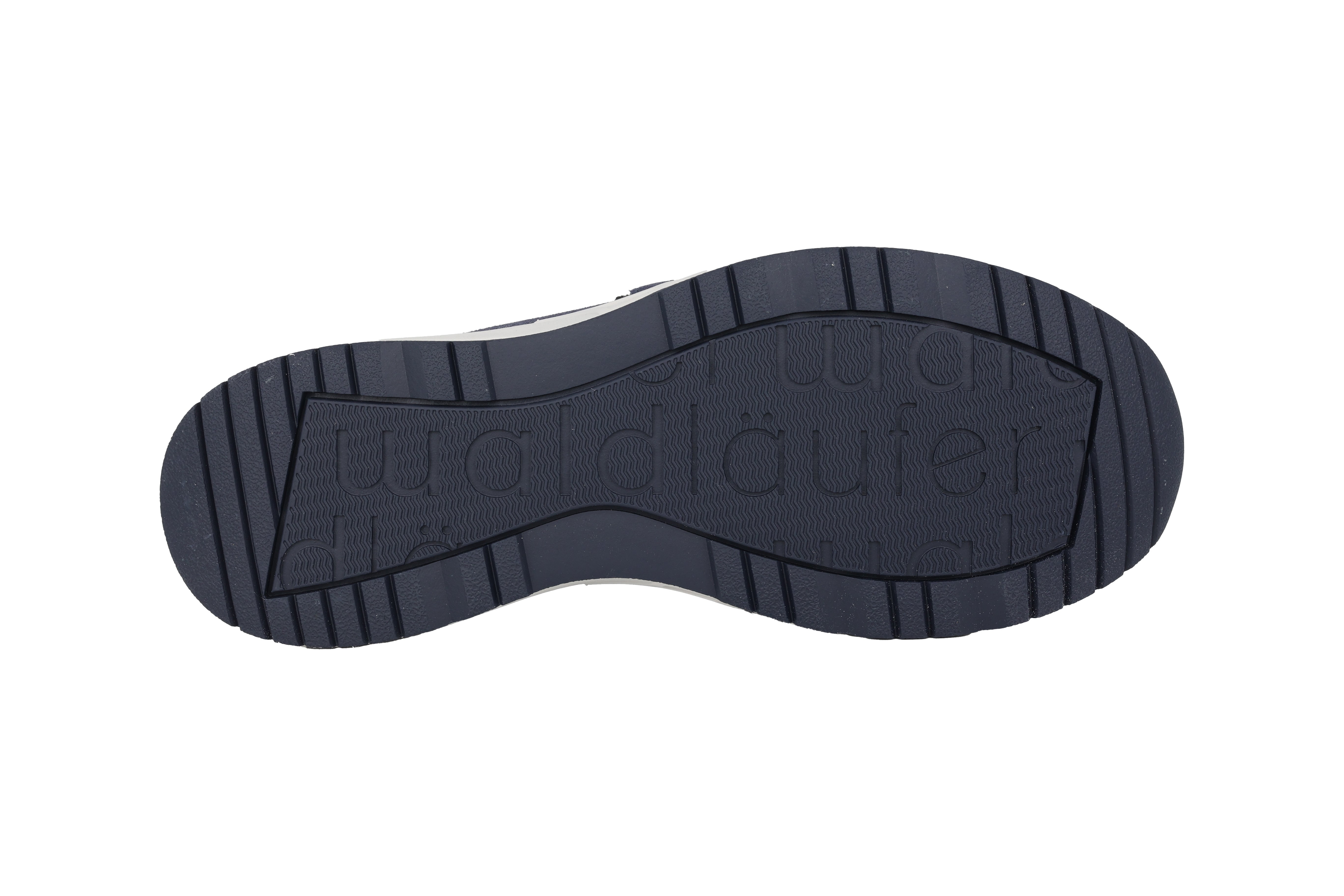 'H-Jill' damessneakers met brede pasvorm (H) - blauw