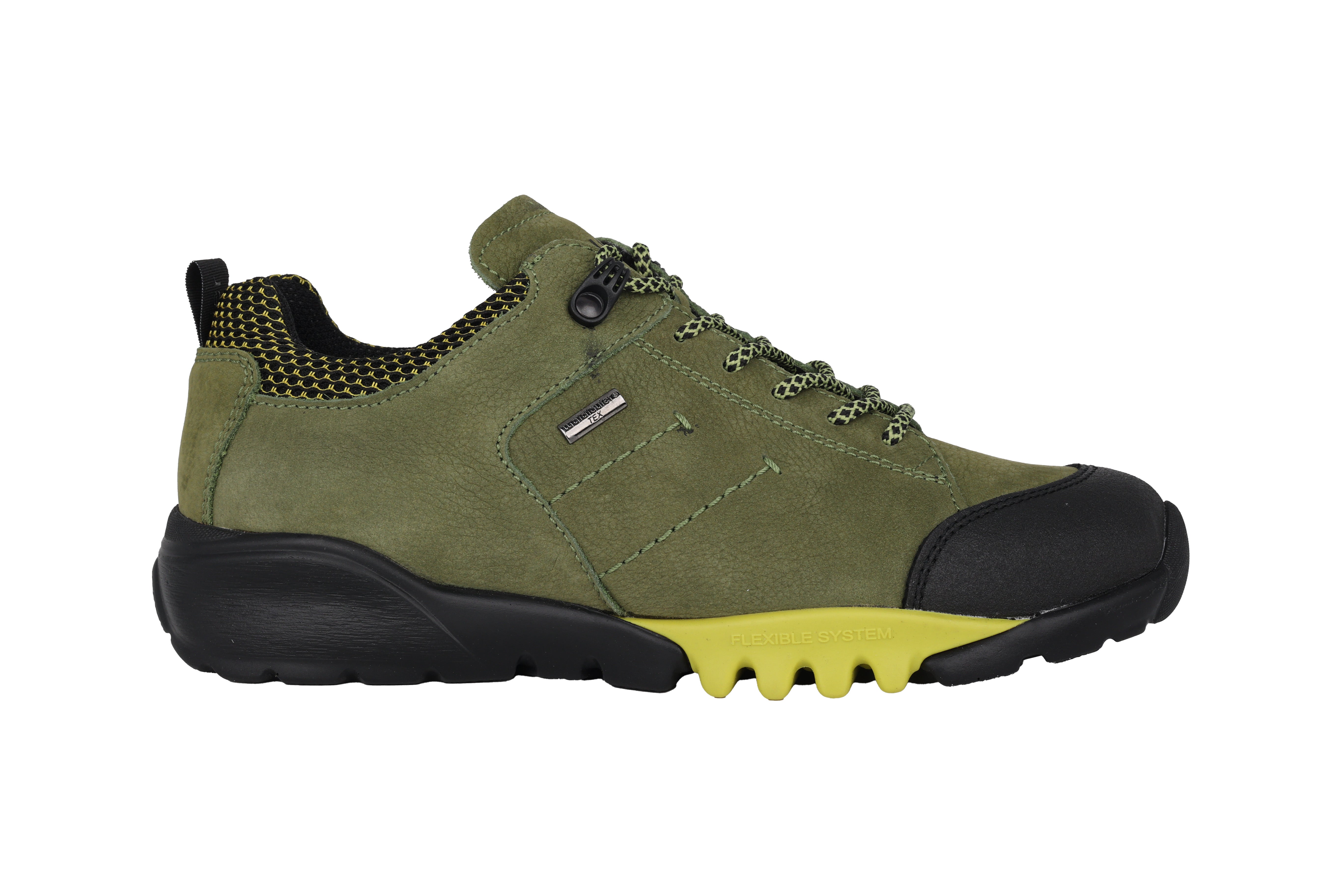 Wasserdichter Wandersneaker „H-Amiata“ für Damen mit weiter Passform (H) – Grün
