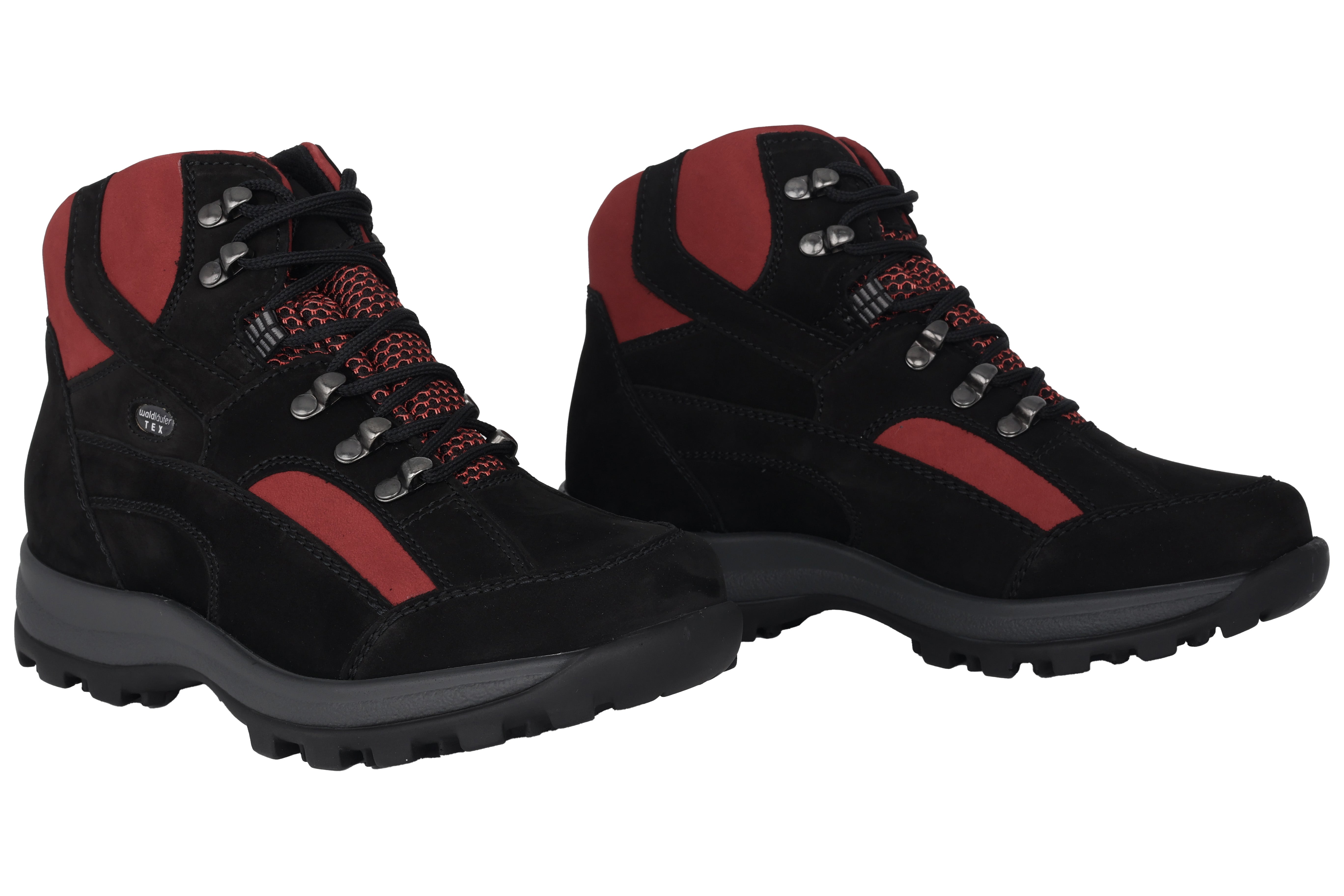 Wasserdichte Damenstiefelette „Holly“ mit weiter Passform (H) – Schwarz