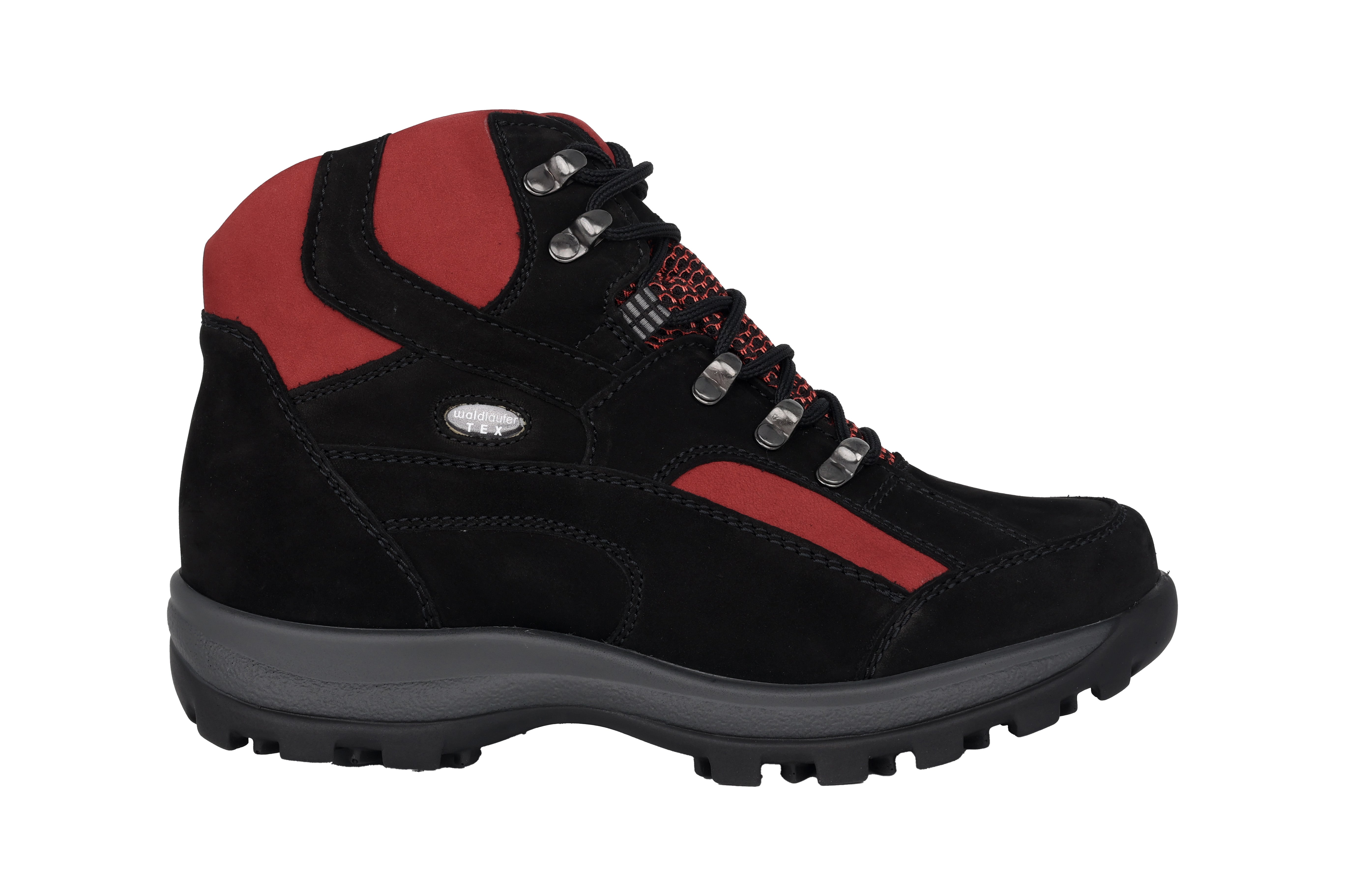 Wasserdichte Damenstiefelette „Holly“ mit weiter Passform (H) – Schwarz