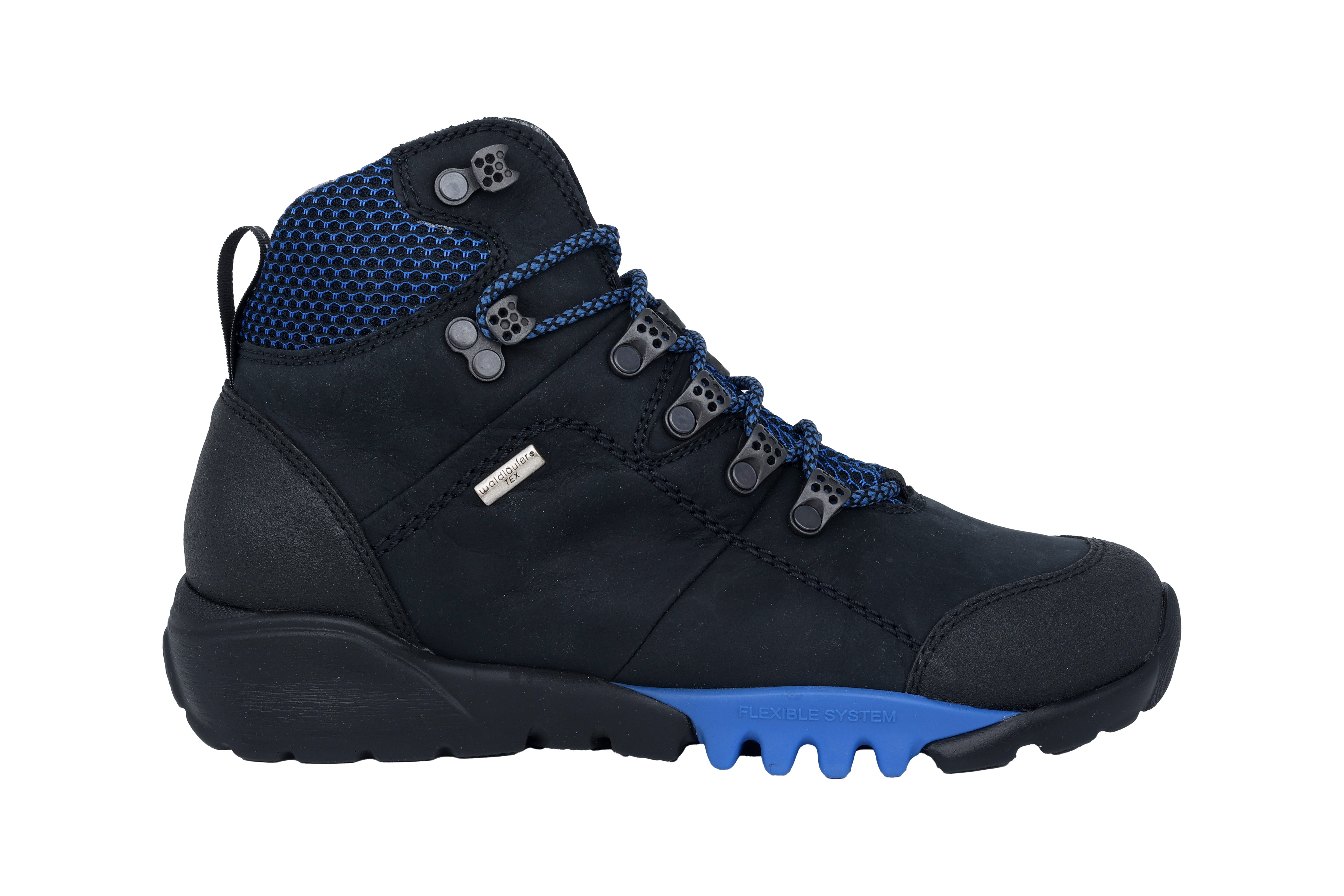 'H-Amiata' women's wide fit (H) waterproof outdoor boot - Black