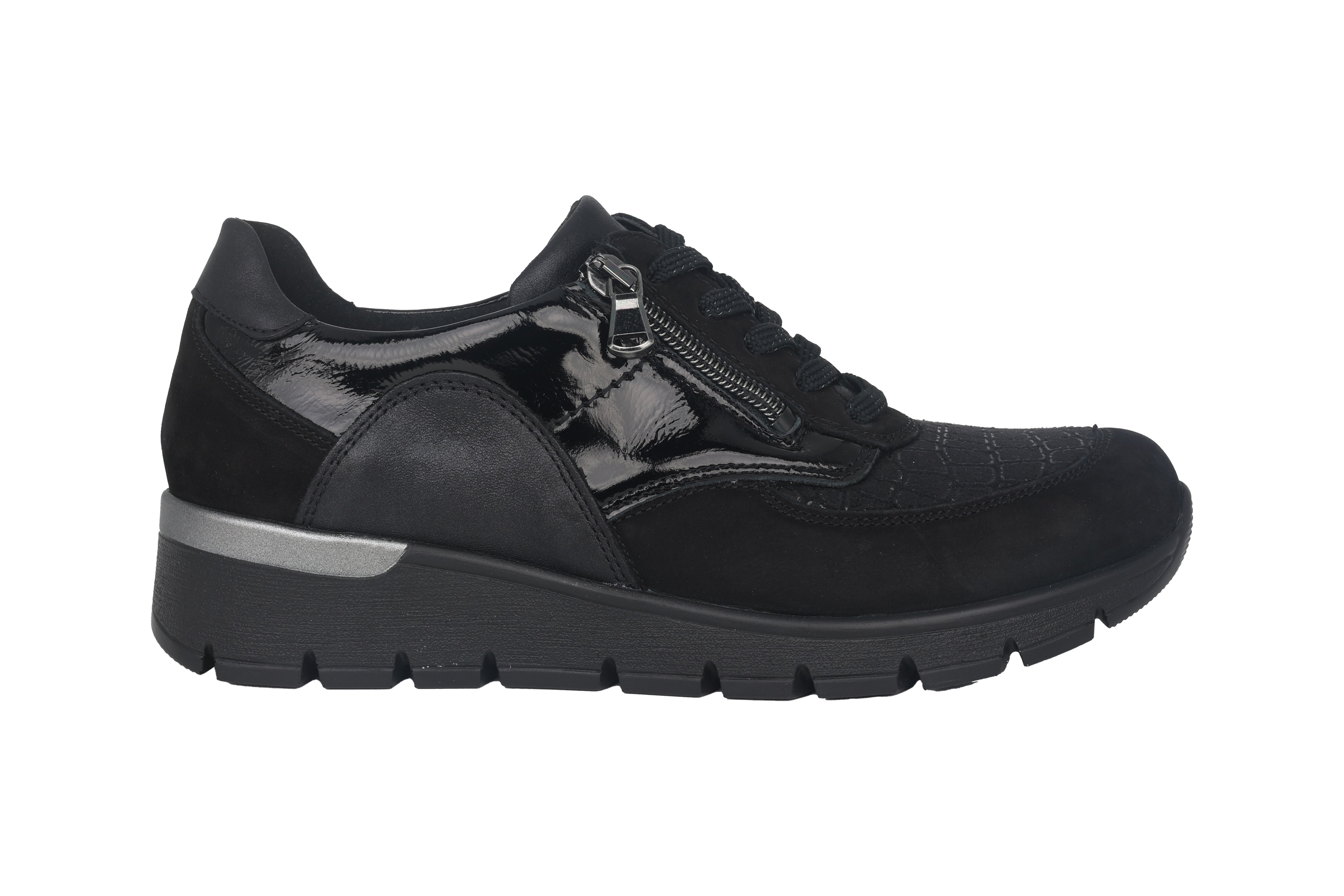 Damen-Sneaker 'K-Ramona' mit sehr weiter Passform (K) – Schwarz