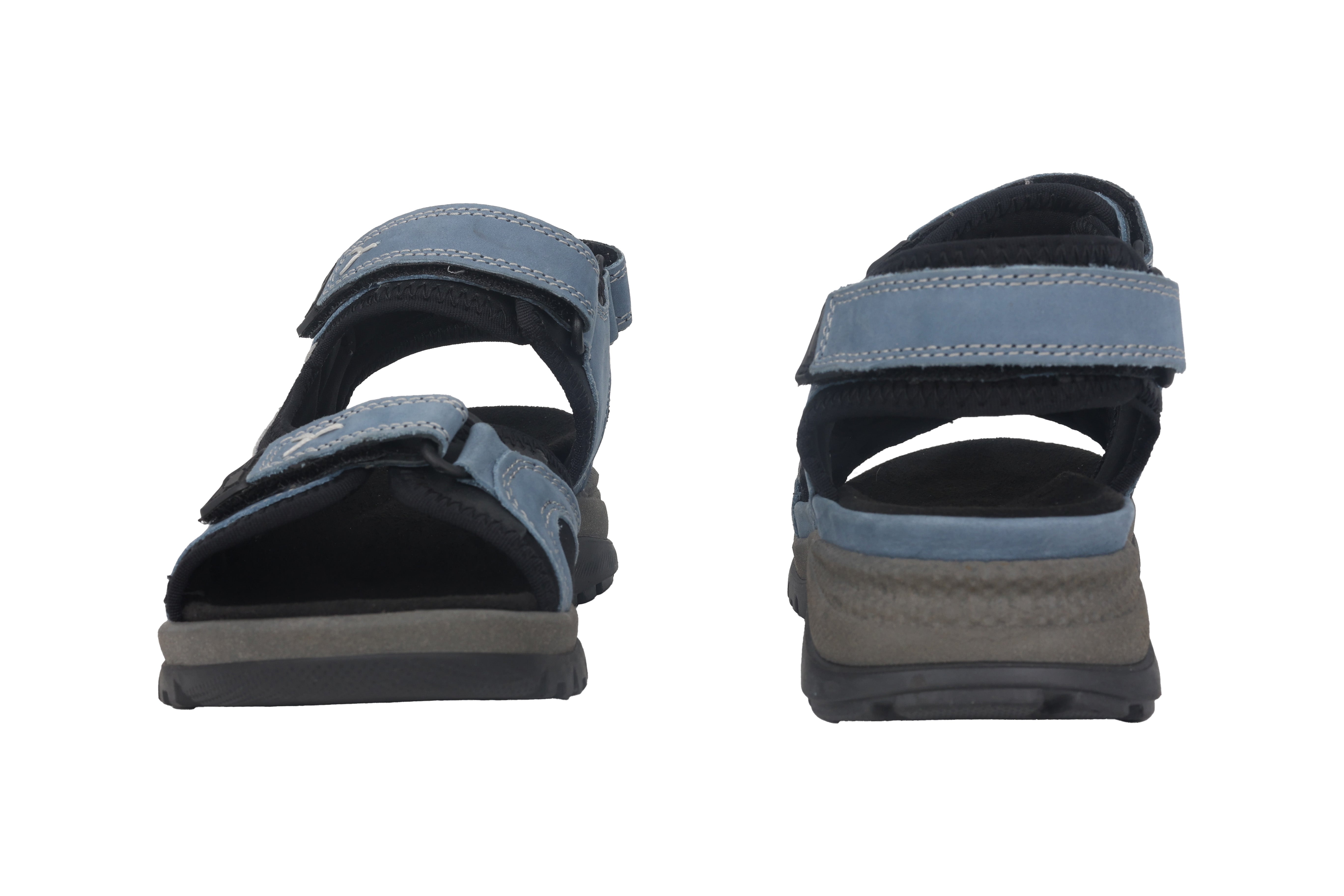 Damessandaal 'H-Sora' met brede pasvorm (H) - blauw