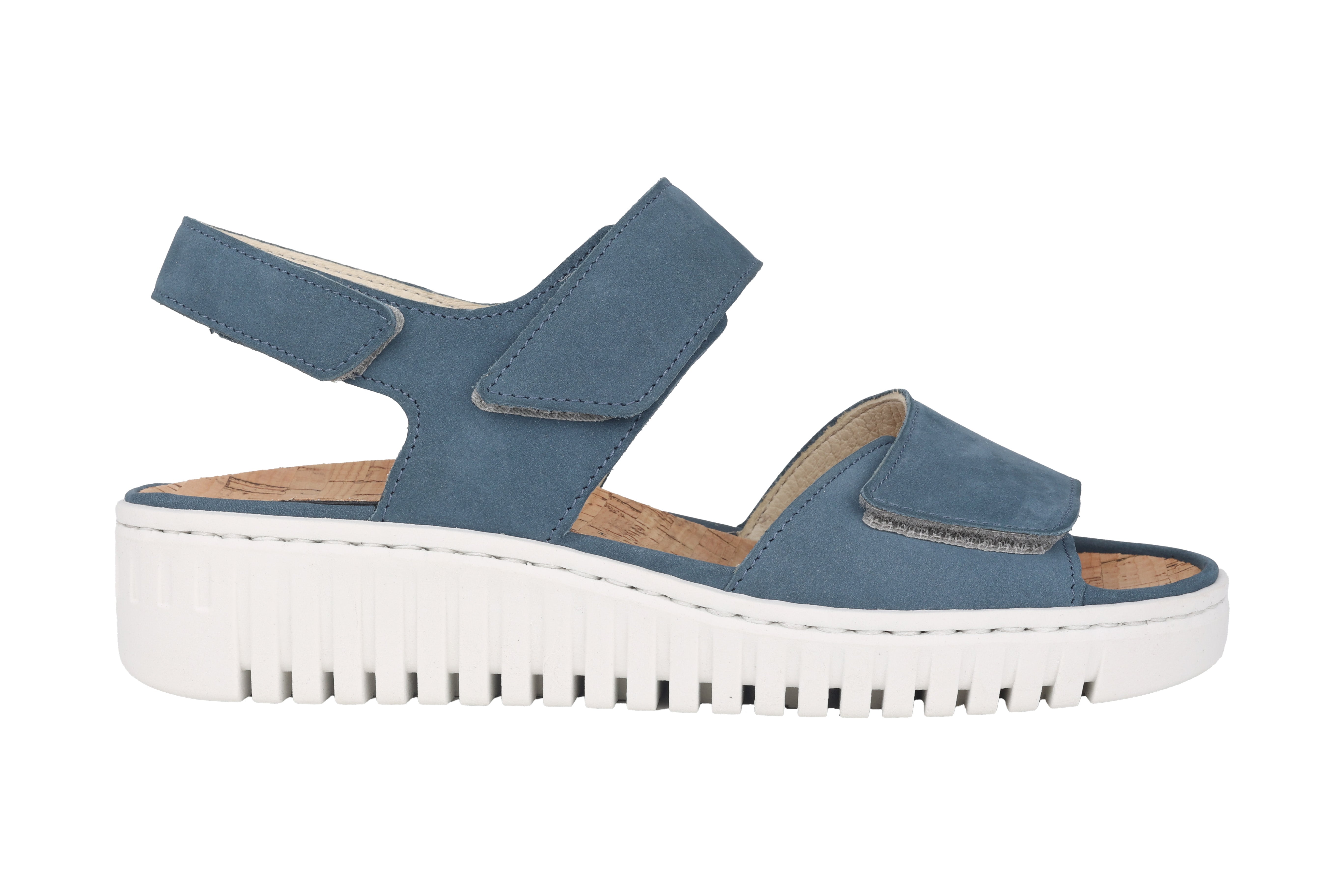 Damensandale „H-Willow“ mit weiter Passform (H) – Blau