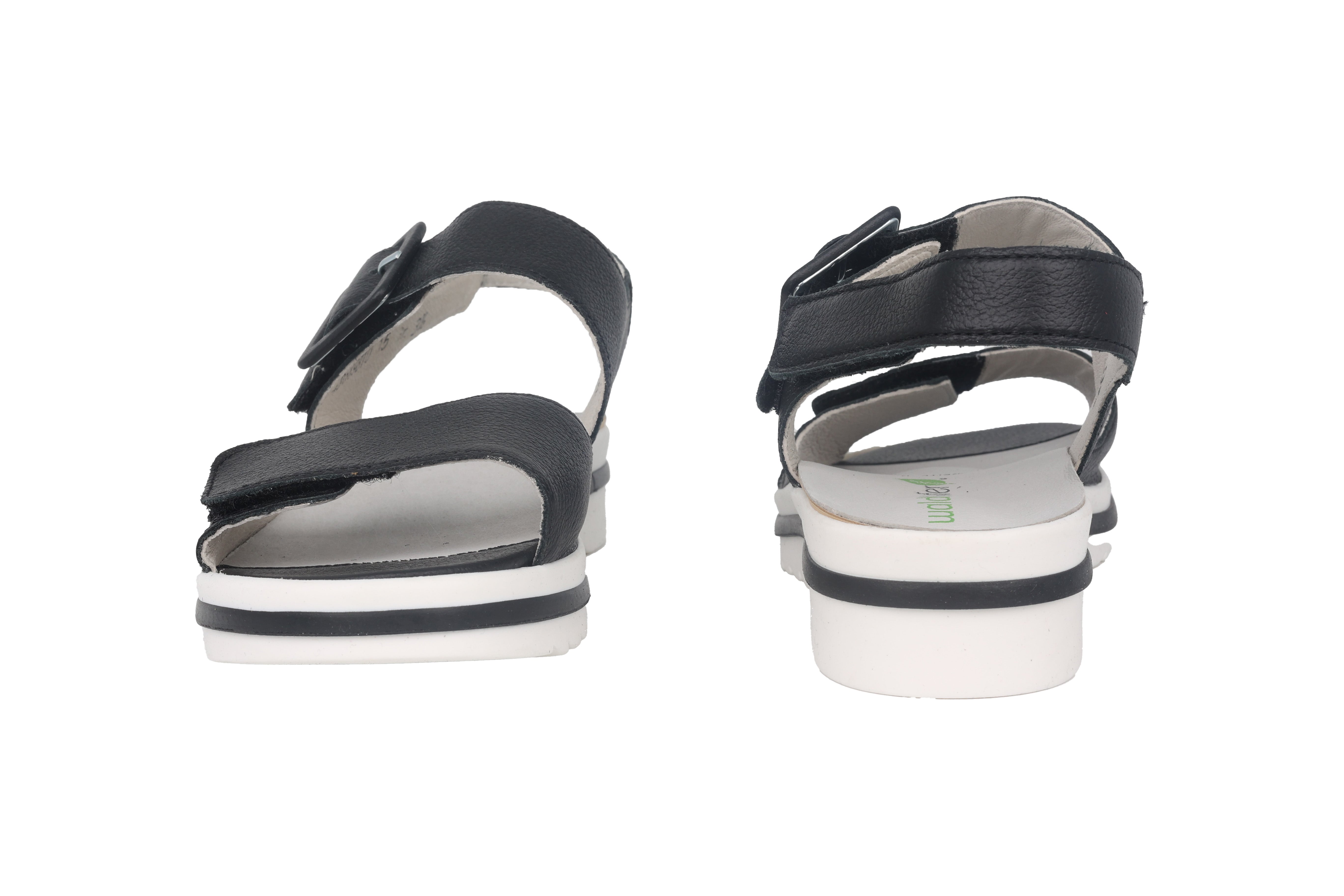 Damensandale 'Hakura' mit weiter Passform (H) – Schwarz