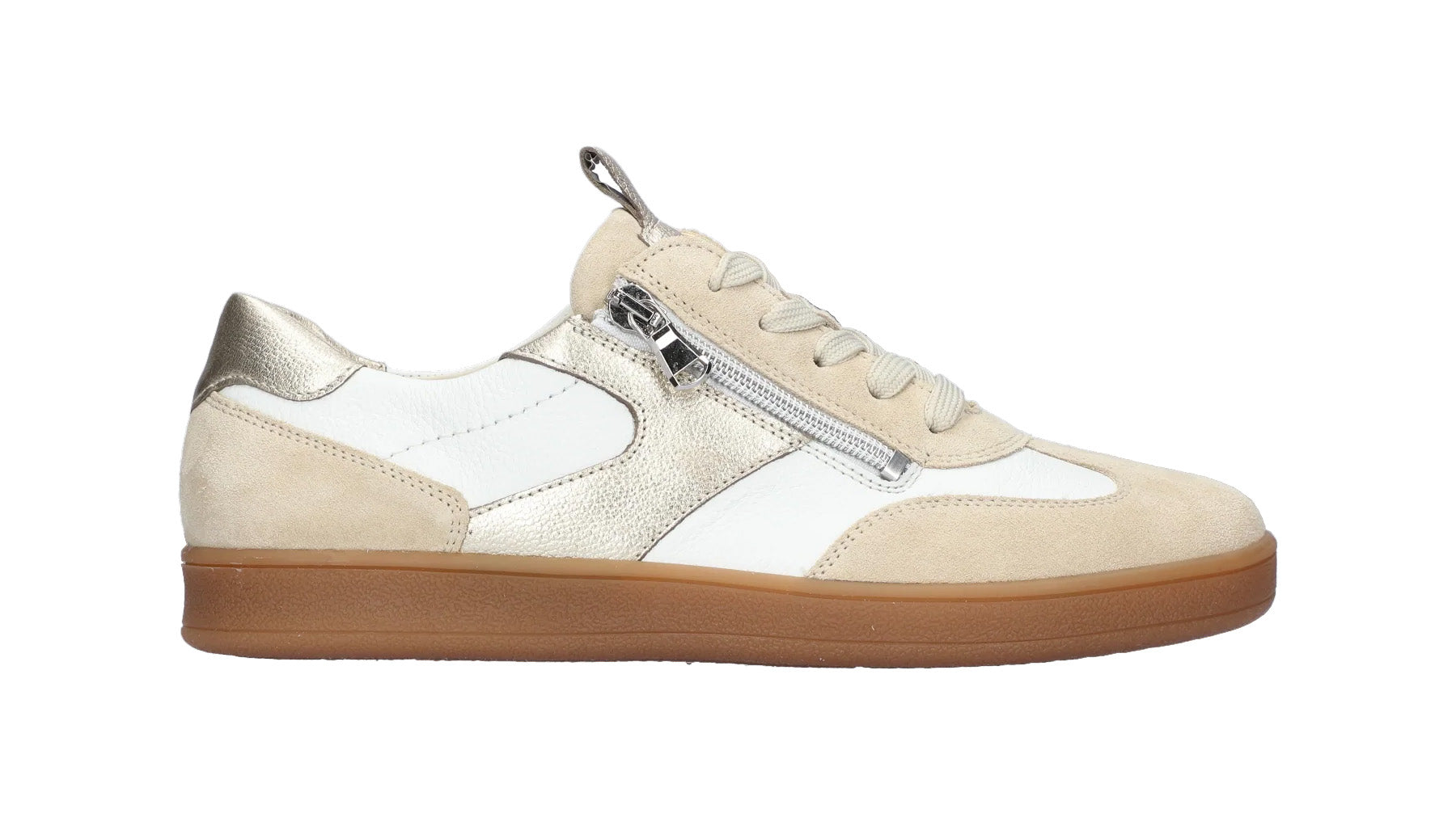 Weit geschnittener (H) Damensneaker 'H-Daisy' mit Spitzenreißverschluss – mehrfarbig