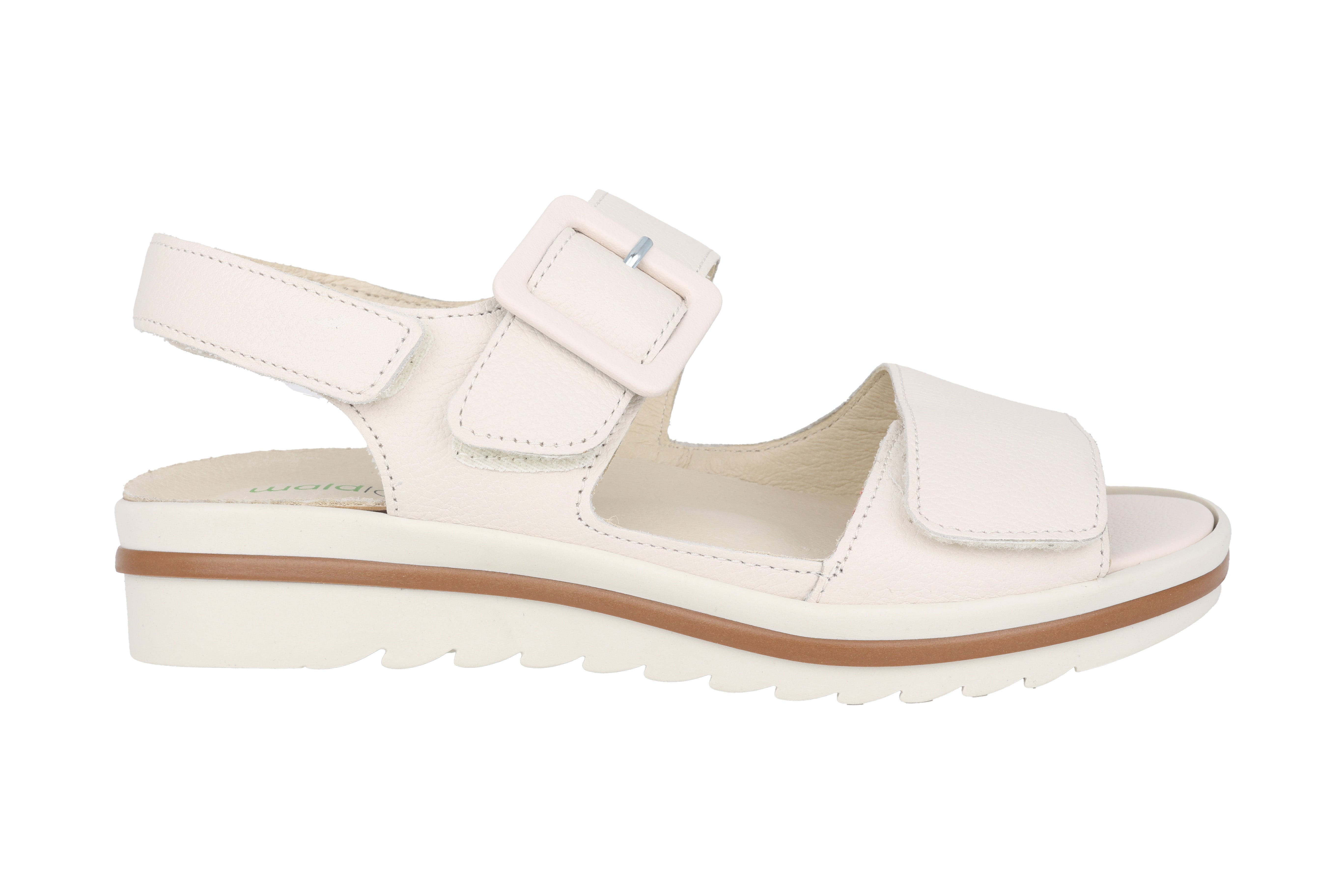 Damensandale 'Hakura' mit weiter Passform (H) – gebrochenes Weiß
