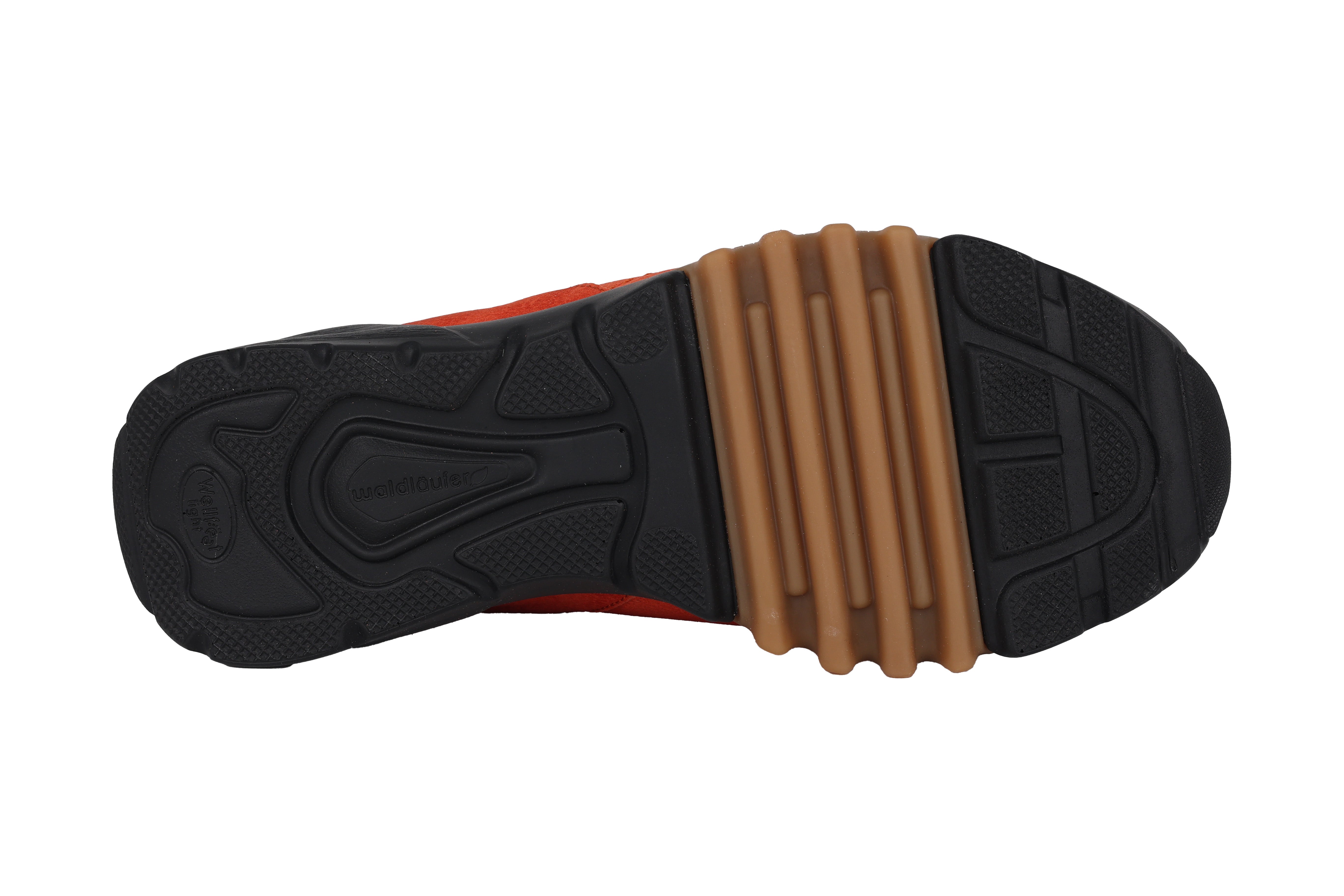 'H-Amiata' women's wide fit (H) waterproof outdoor shoes - Red