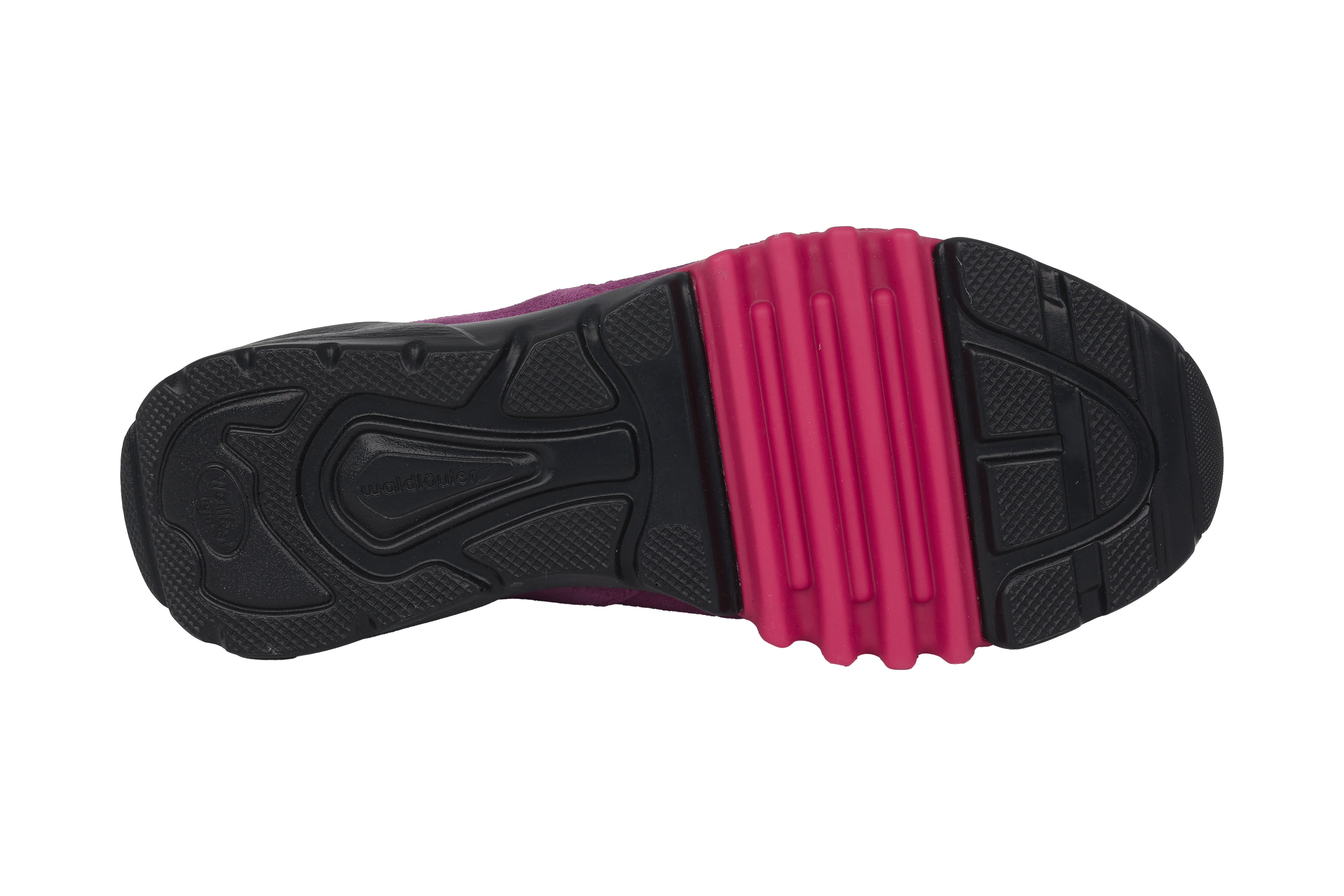 'H-Amiata' women's wide fit (H) waterproof outdoor shoes - Purple