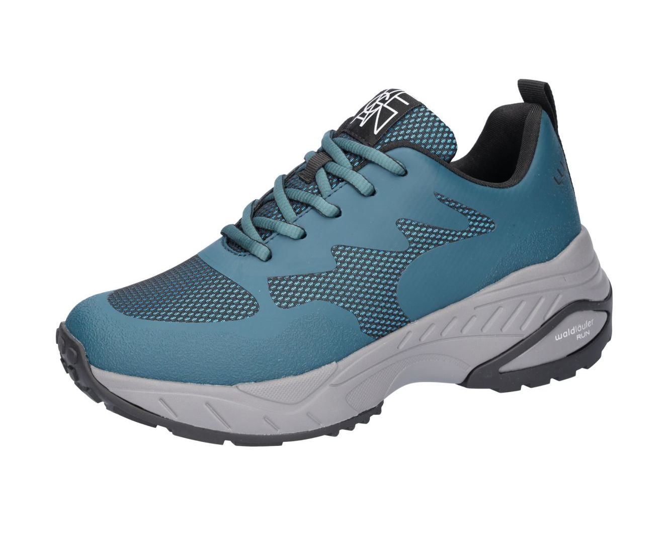 'H+K Pepper' women's wide fit (H + K) walking running sneaker - blue