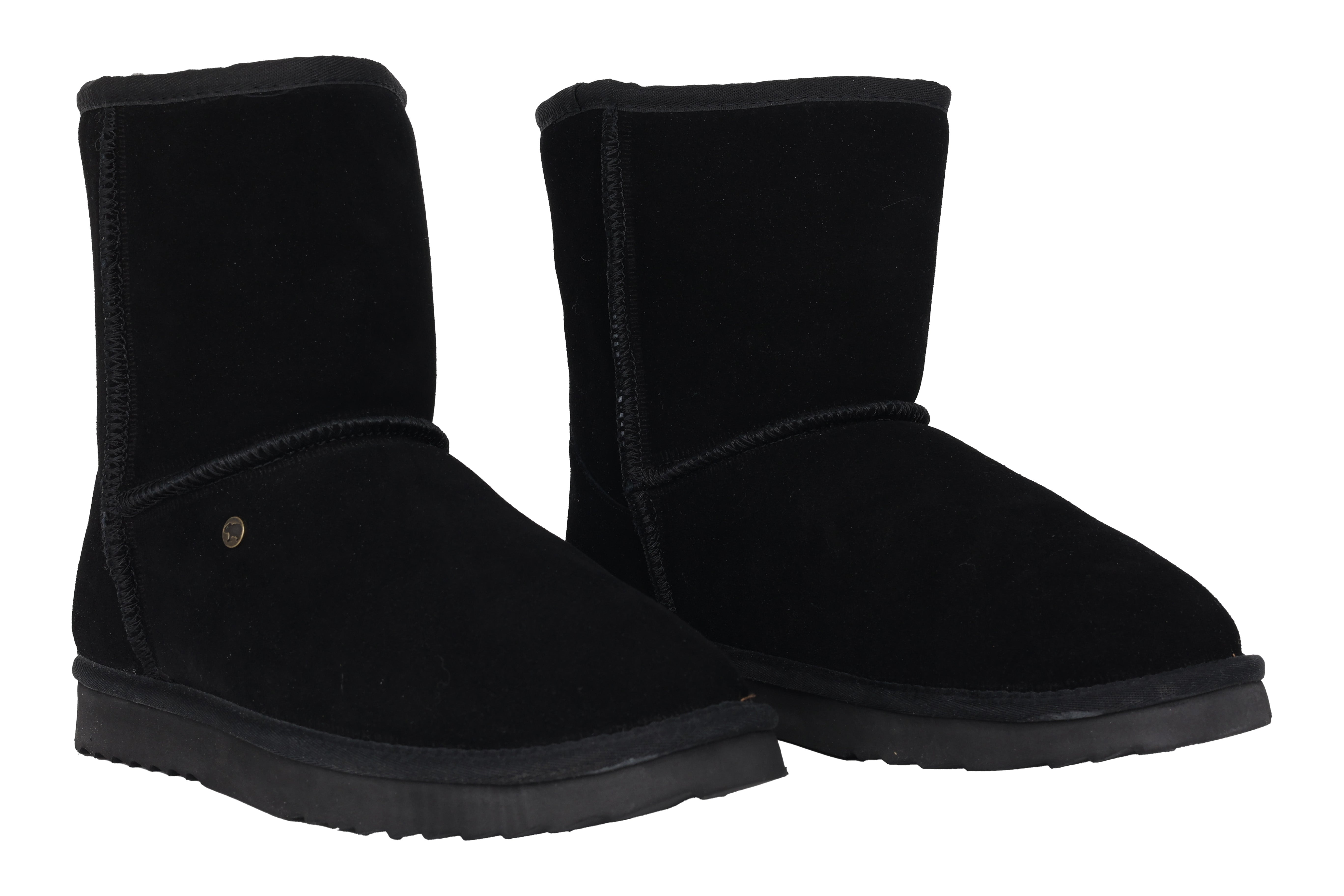 'Kangaroo' women's warmlined boot - Black